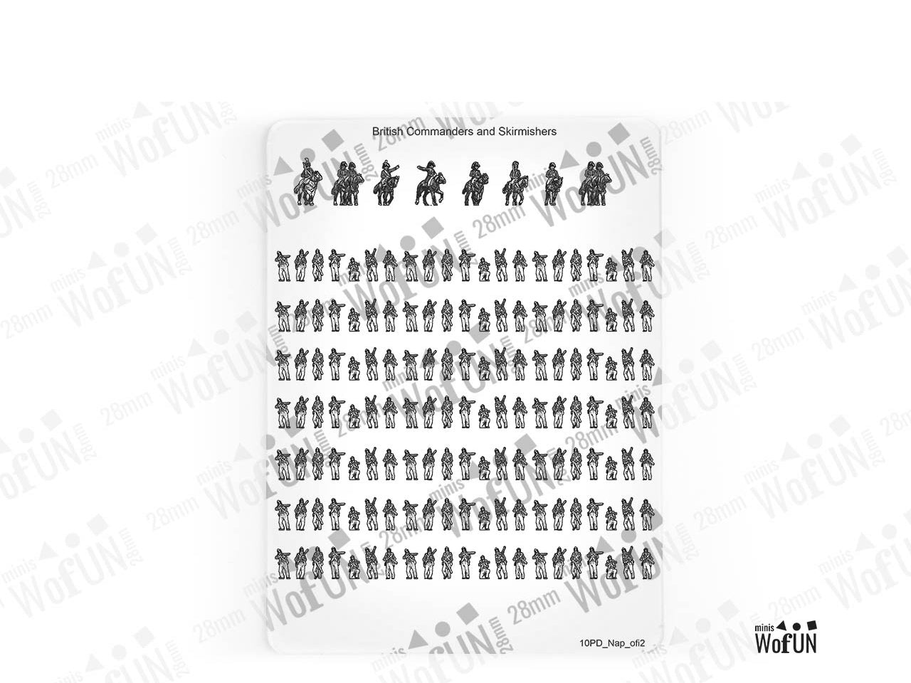 British Commanders and Skirmishers