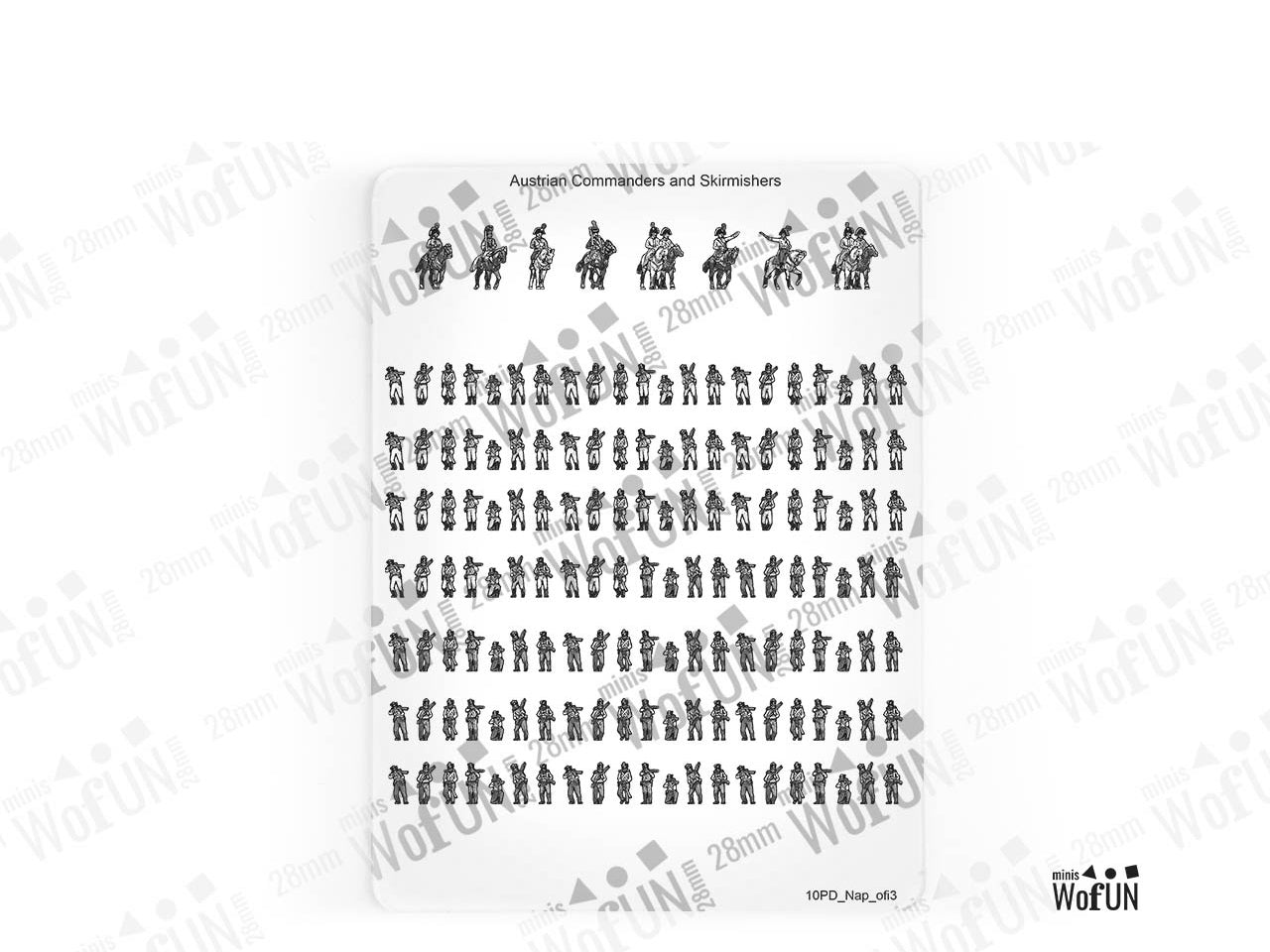 Austrian Commanders and Skirmishers