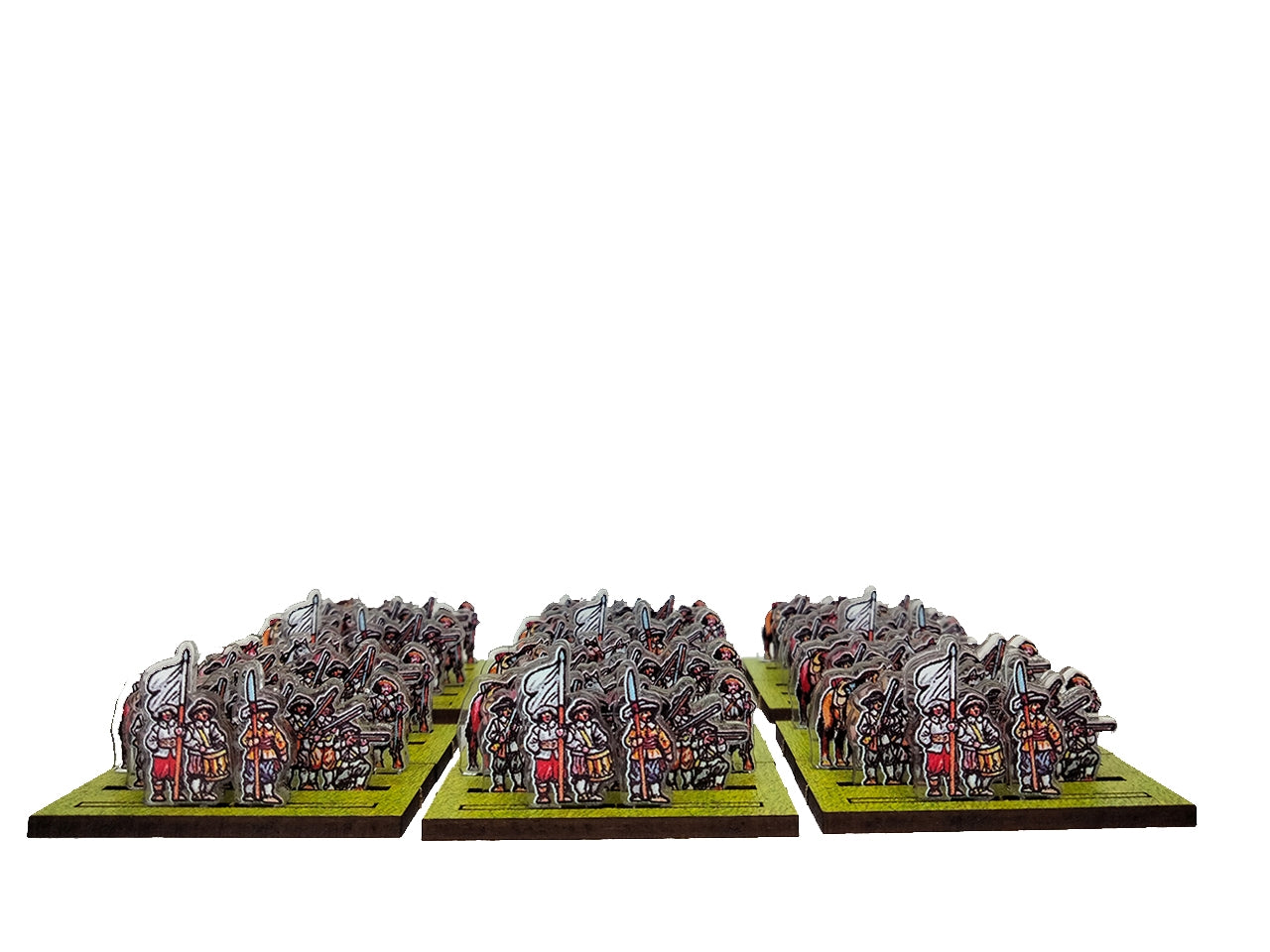 White Dismounted Dragoons
