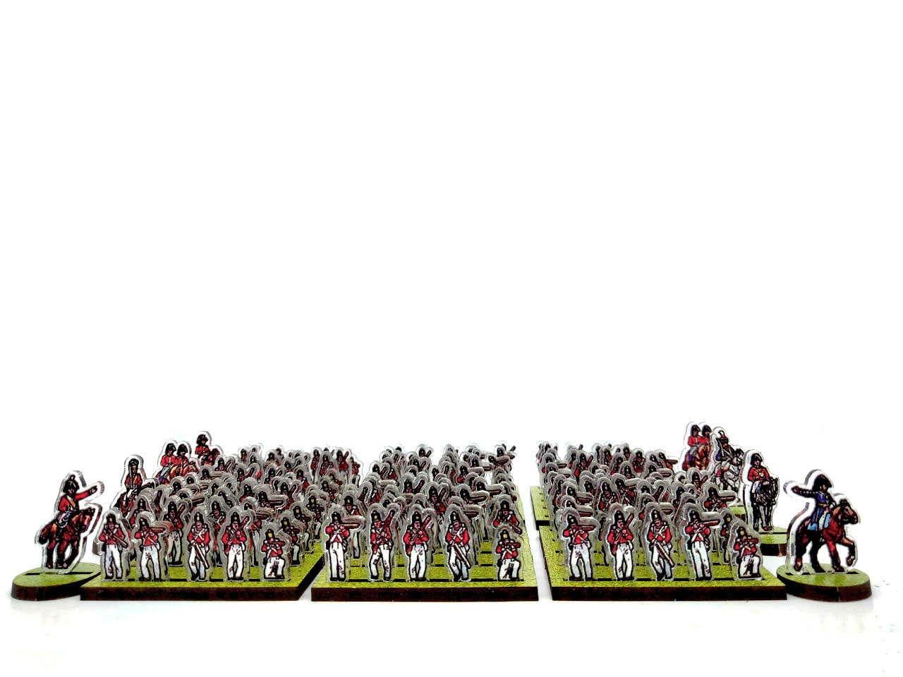 British Commanders and Skirmishers