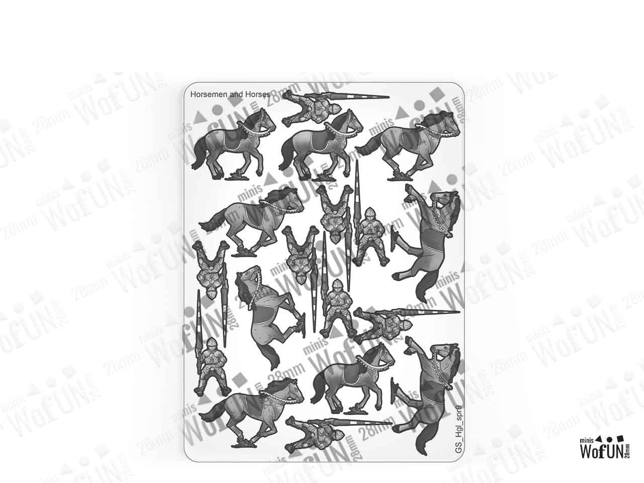 Horsmen + Horses (The Castle)