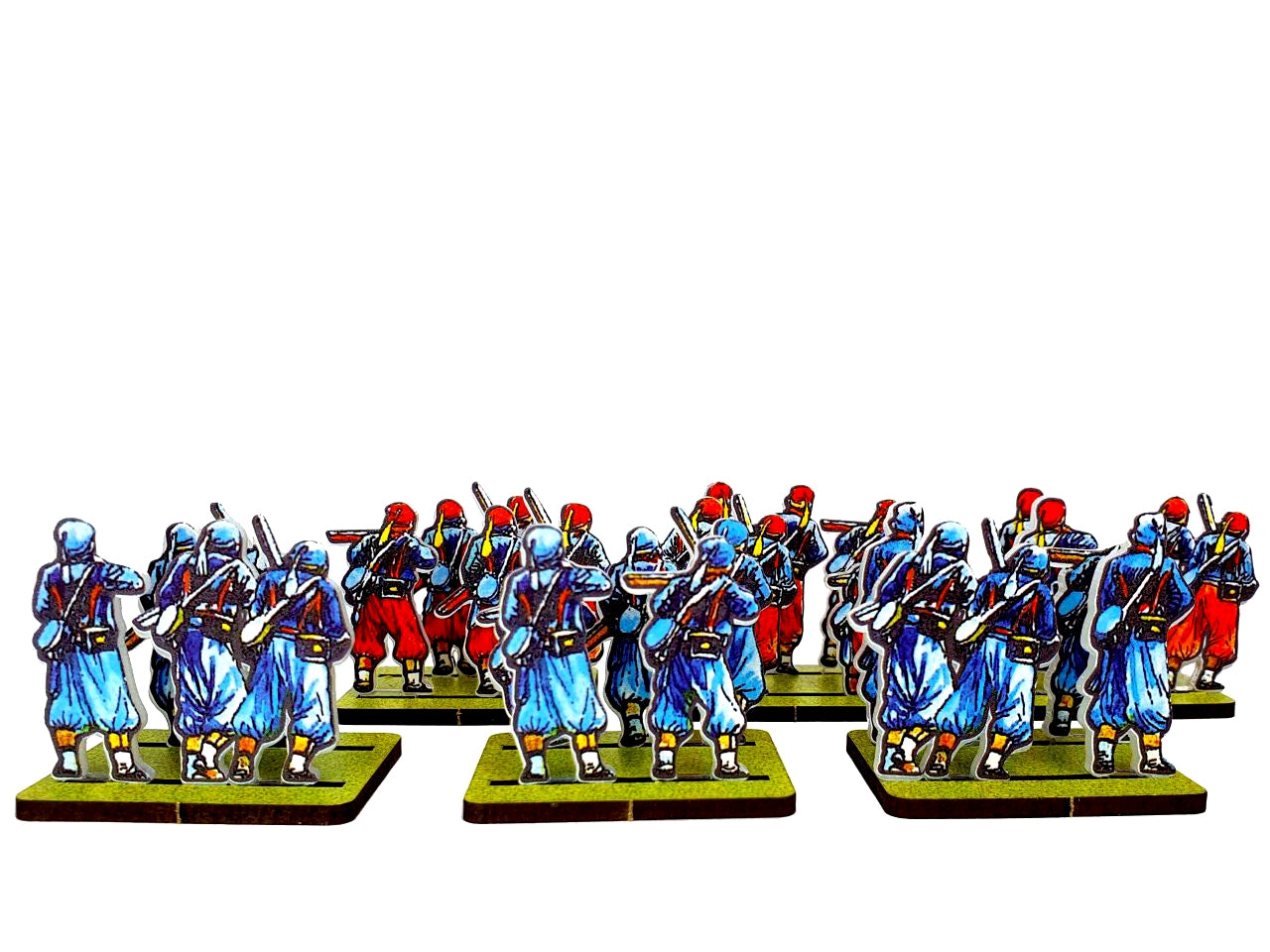 Red & Blue Zouves Skirmishers