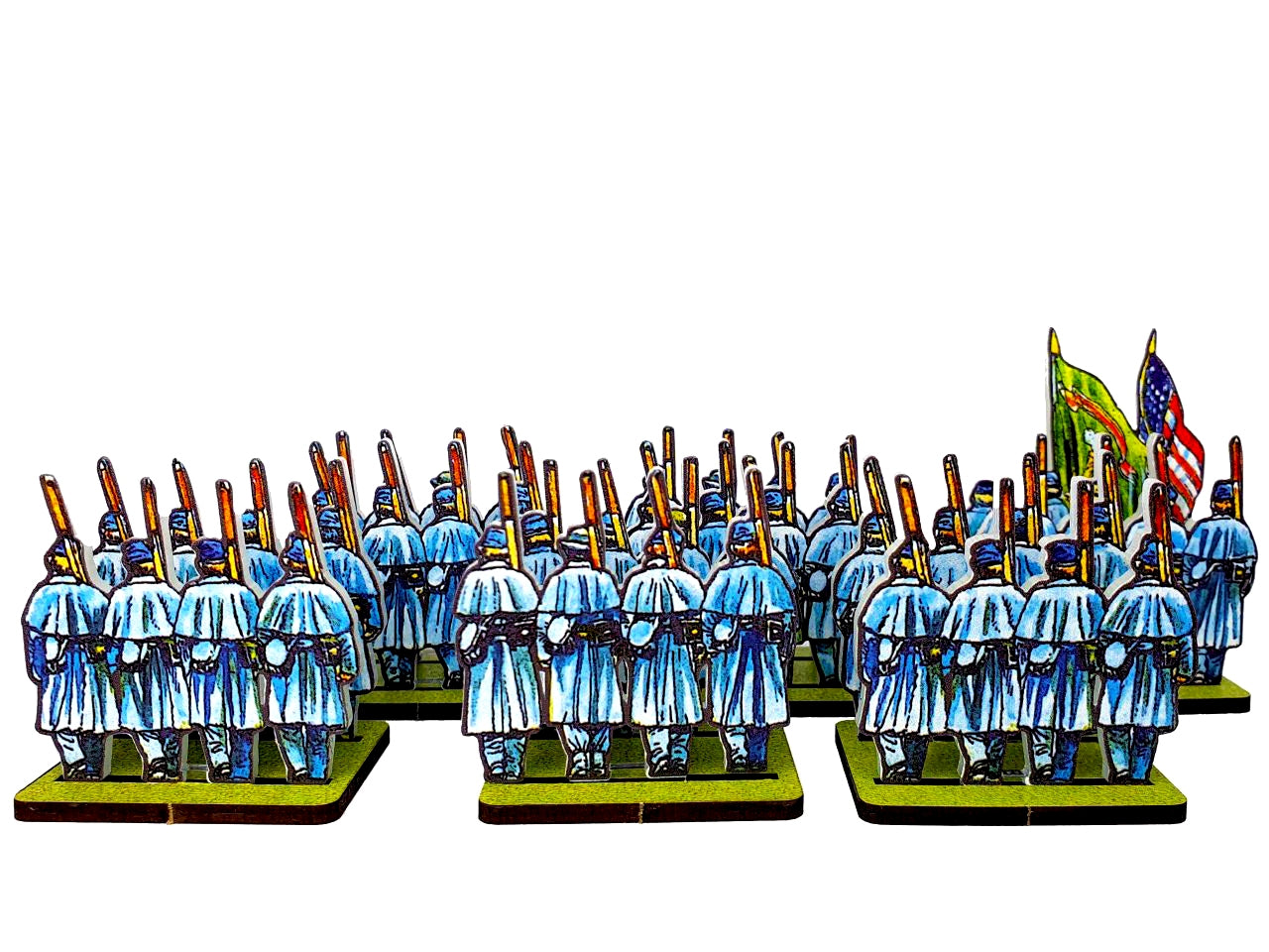 Union Infantry in Greatcoats