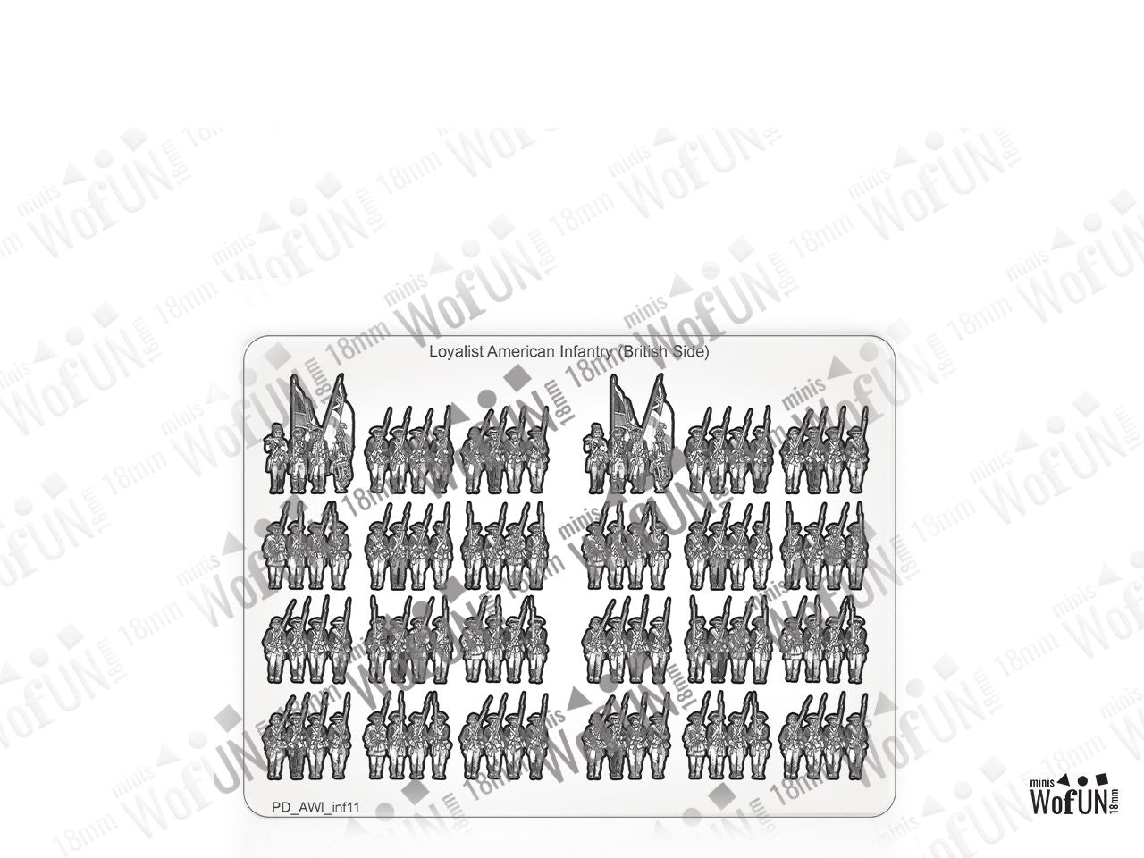 Loyalist American Infantry (British Side)
