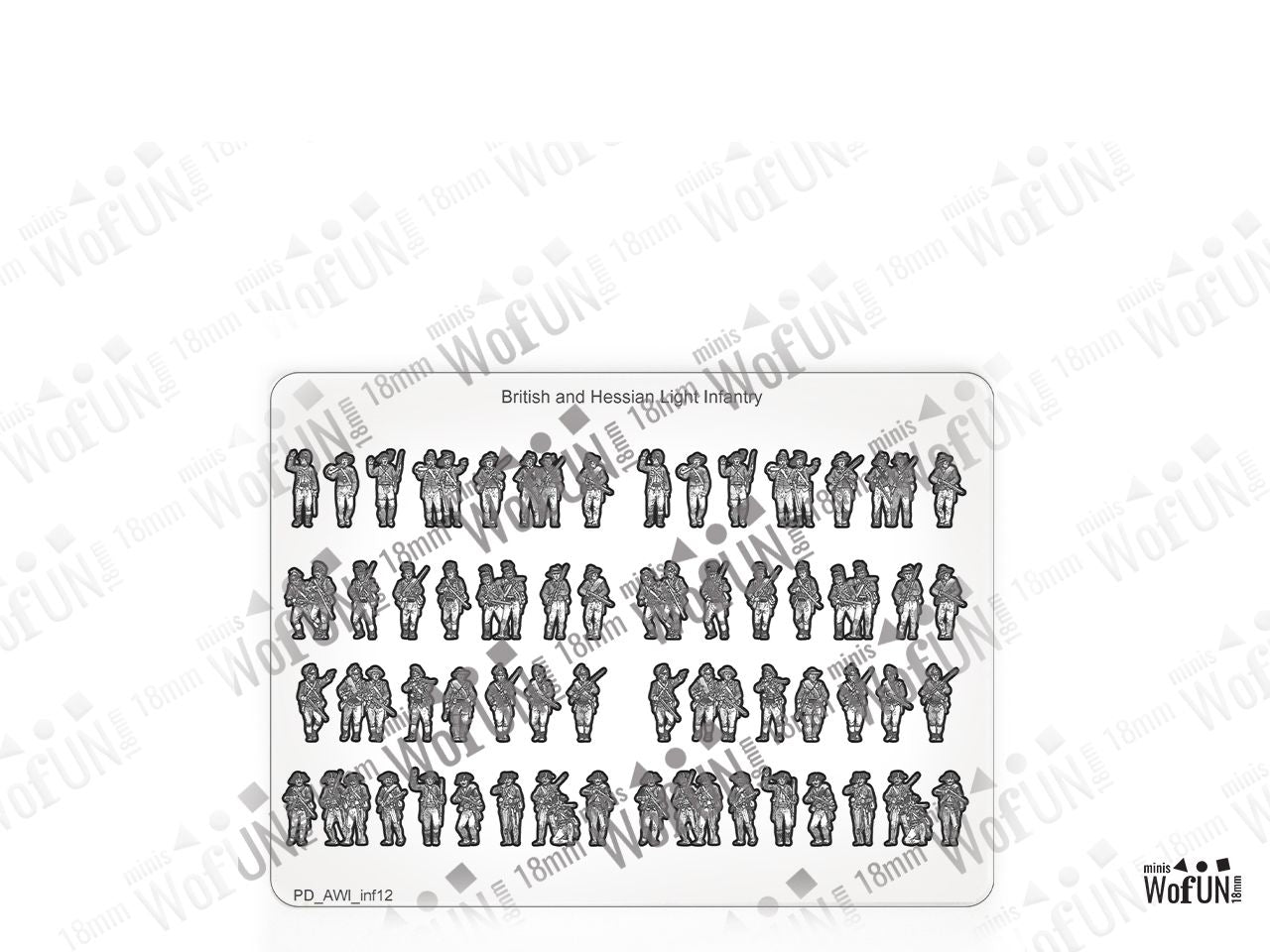 British And Hessian Light Infantry