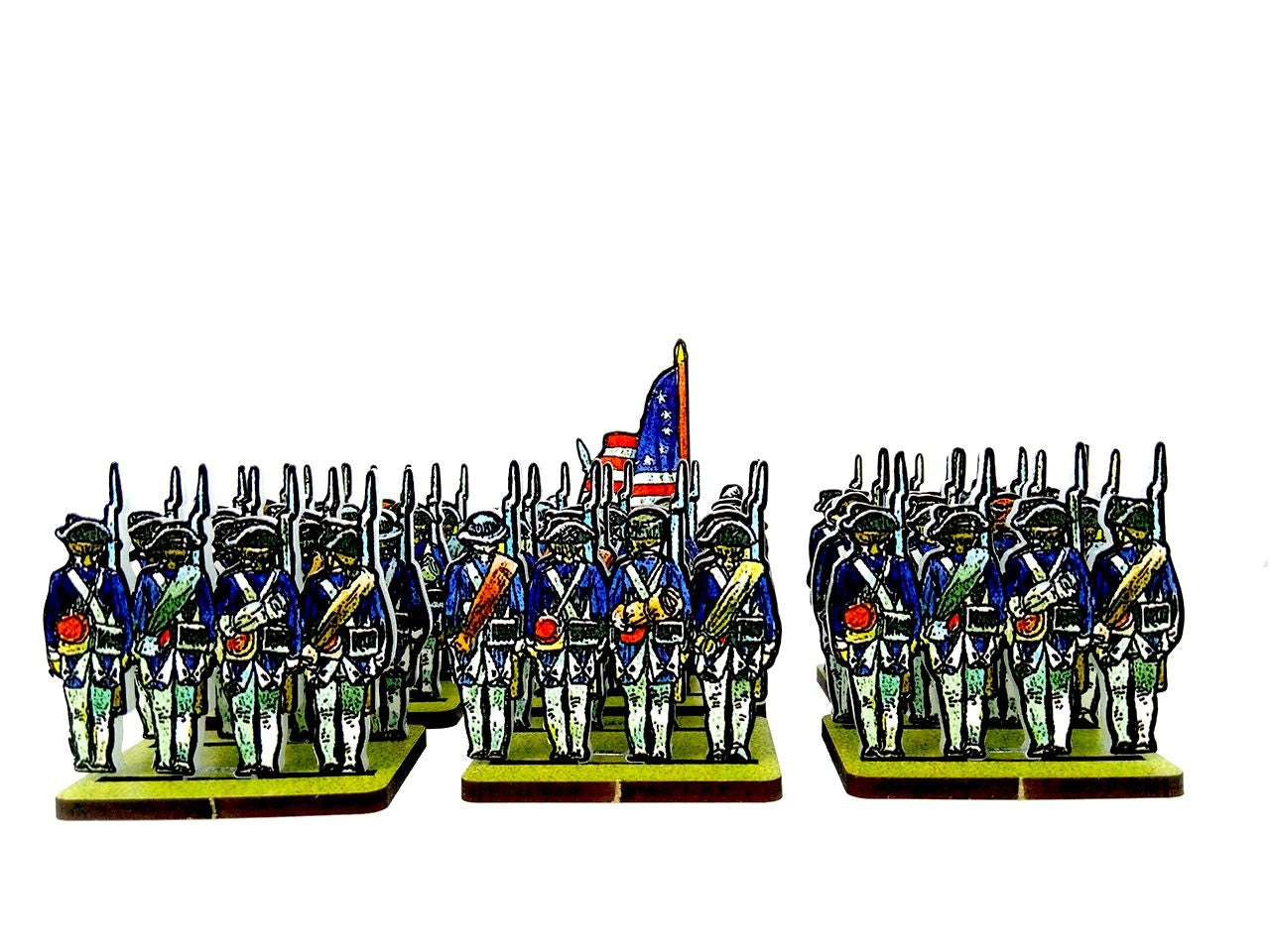 American Continental Infantry Red Facings