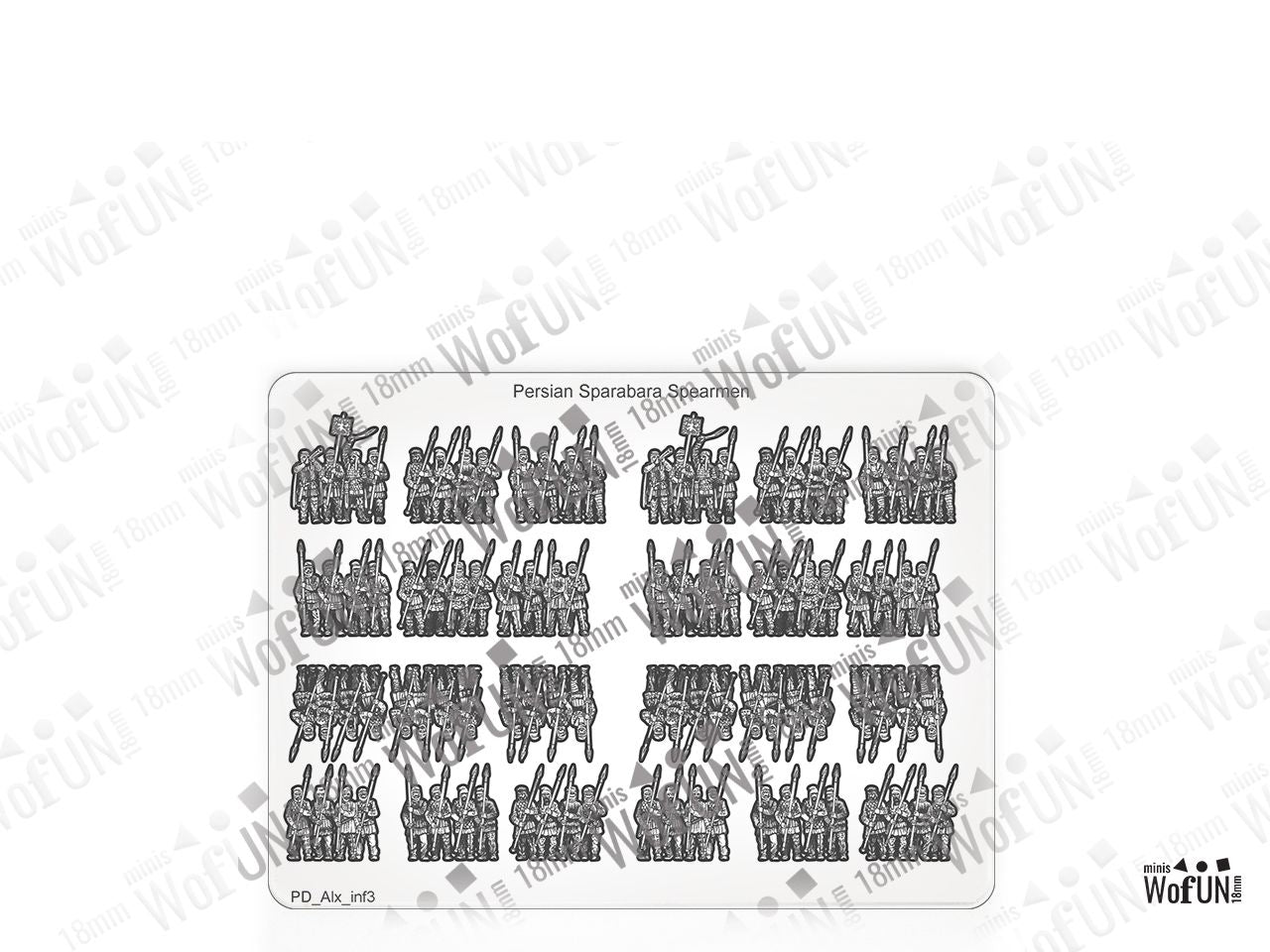 Persian Sparabara Spearmen