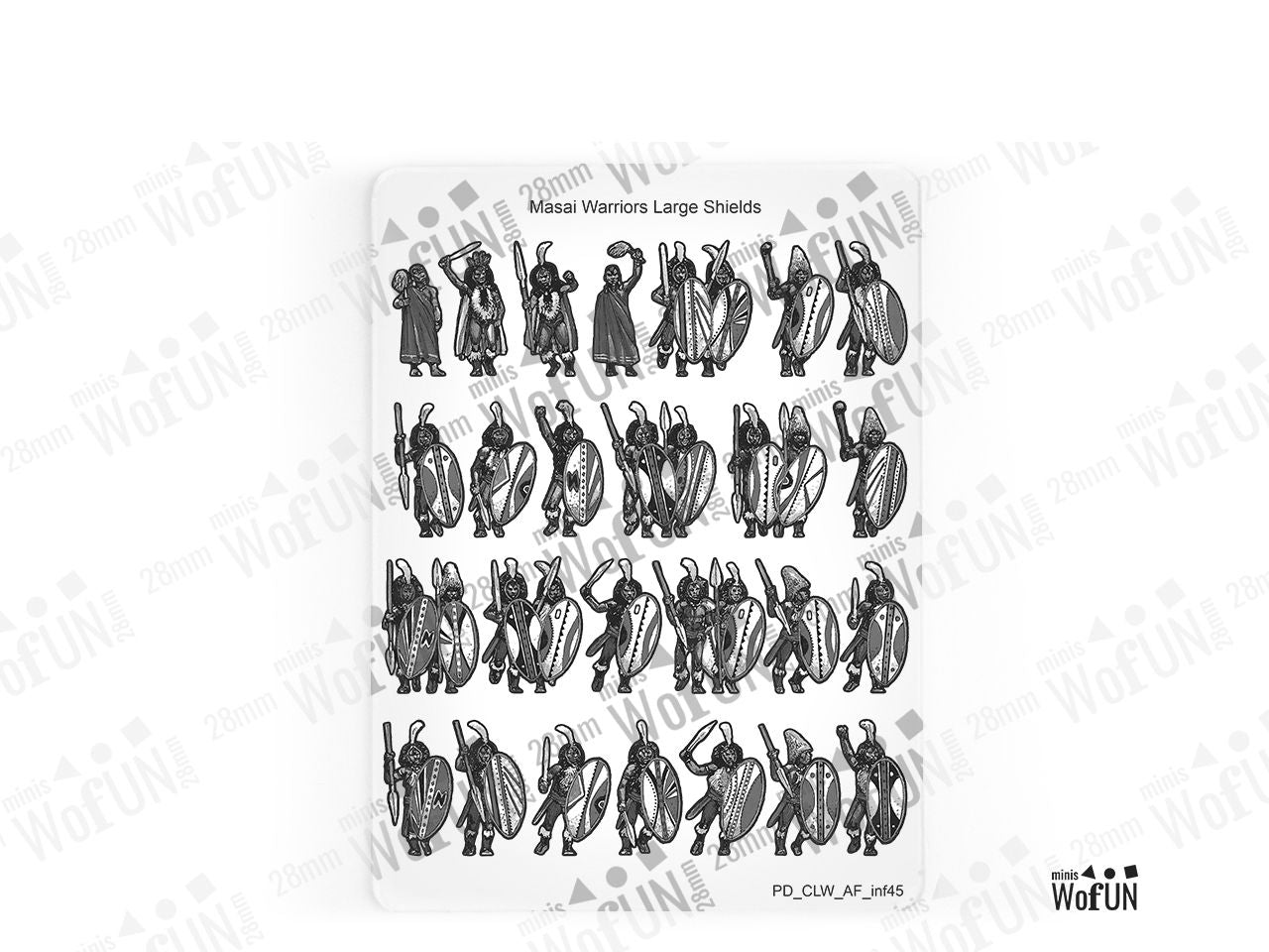 Masai Warriors Large Shieldss
