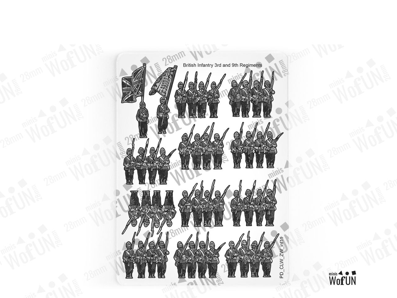British Infantry 3rd & 9th Regiments