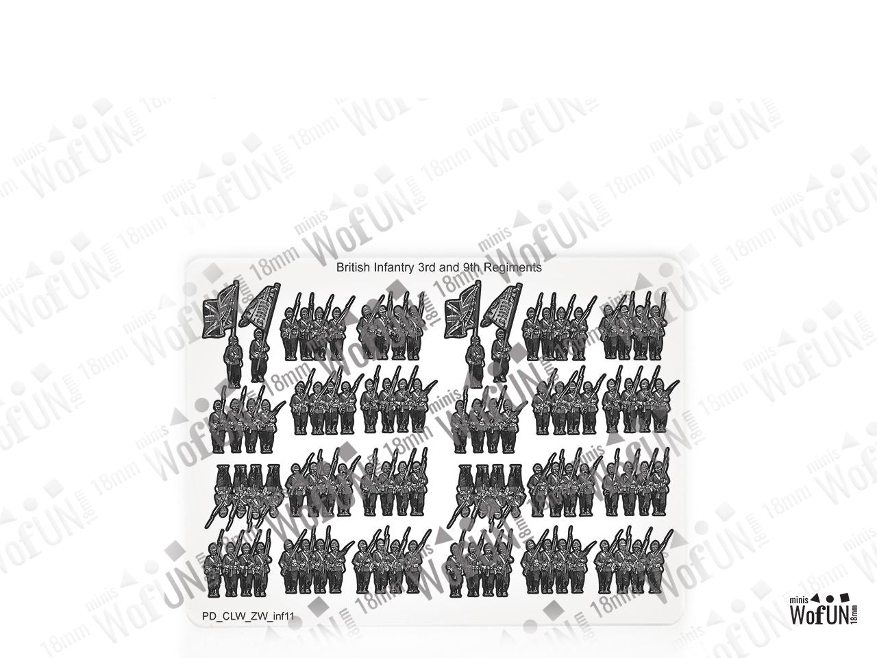 British Infantry 3rd & 9th Regiments