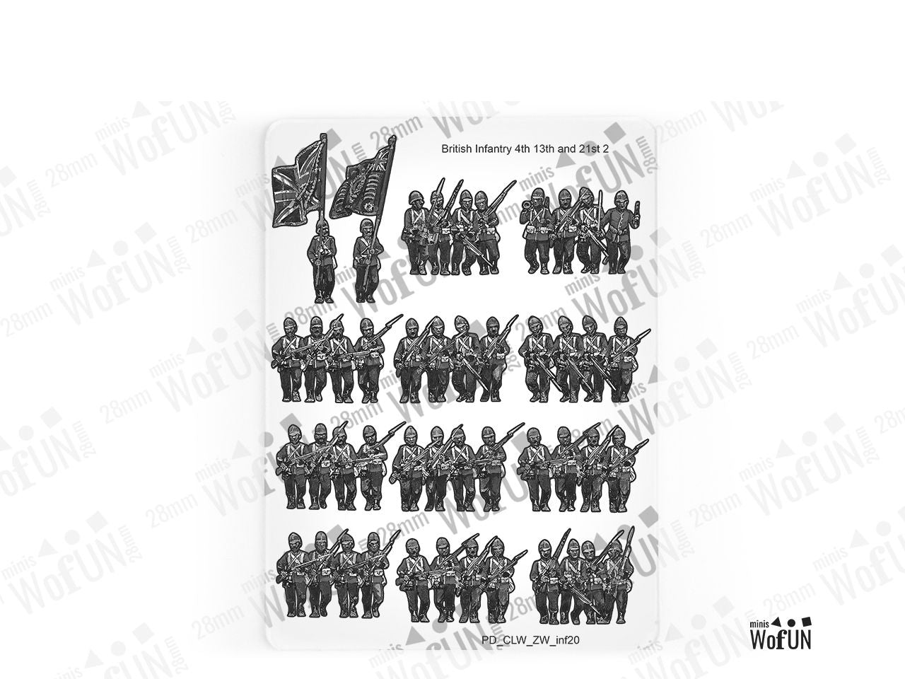 British Infantry 4th & 13th & 21th - v2