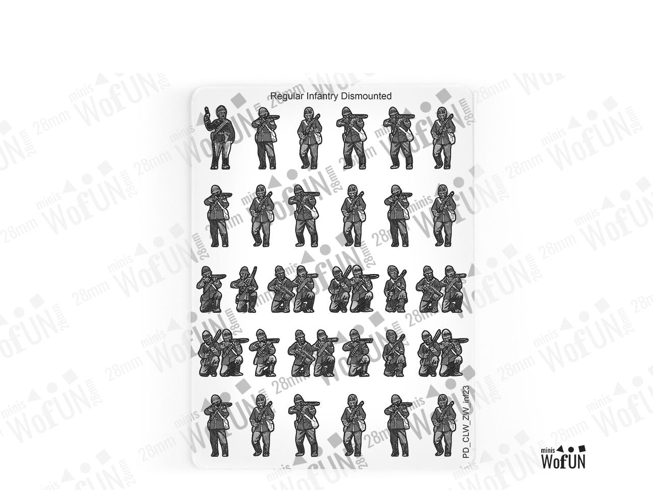 Regular Infantry Dismounted