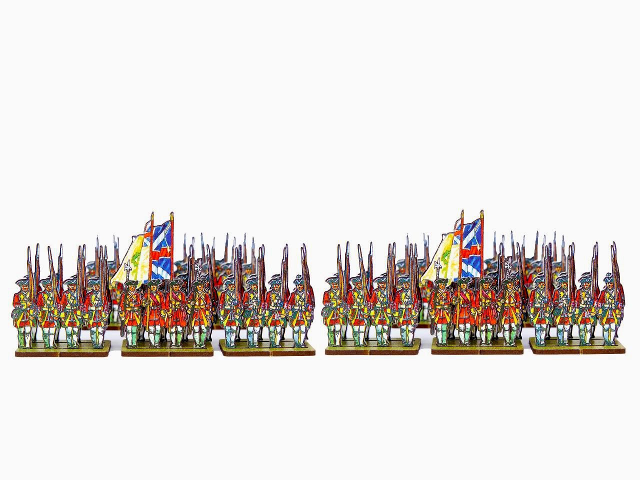British Army Infantry Yellow Facings