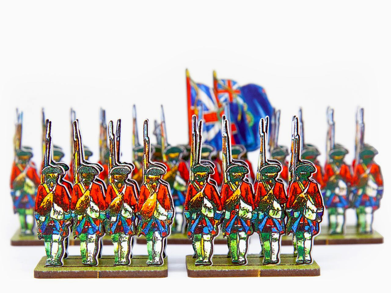 British Army Infantry Blue Facings