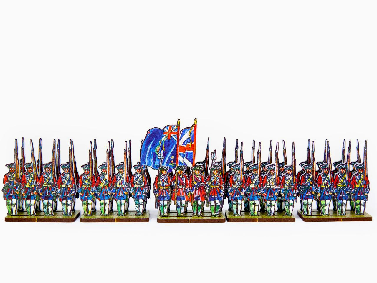 British Army Infantry Blue Facings