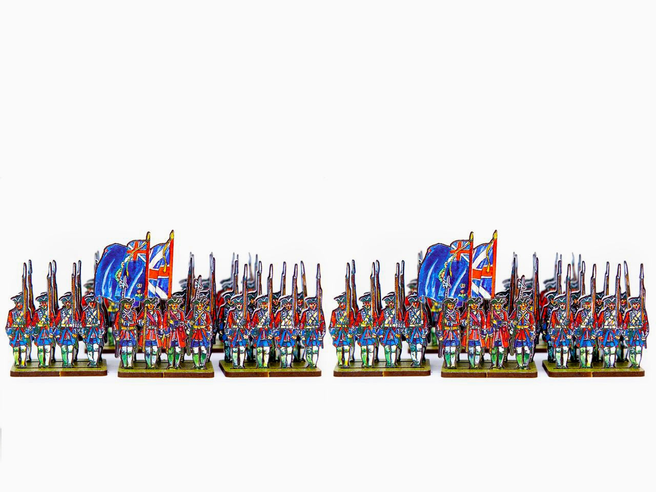 British Army Infantry Blue Facings