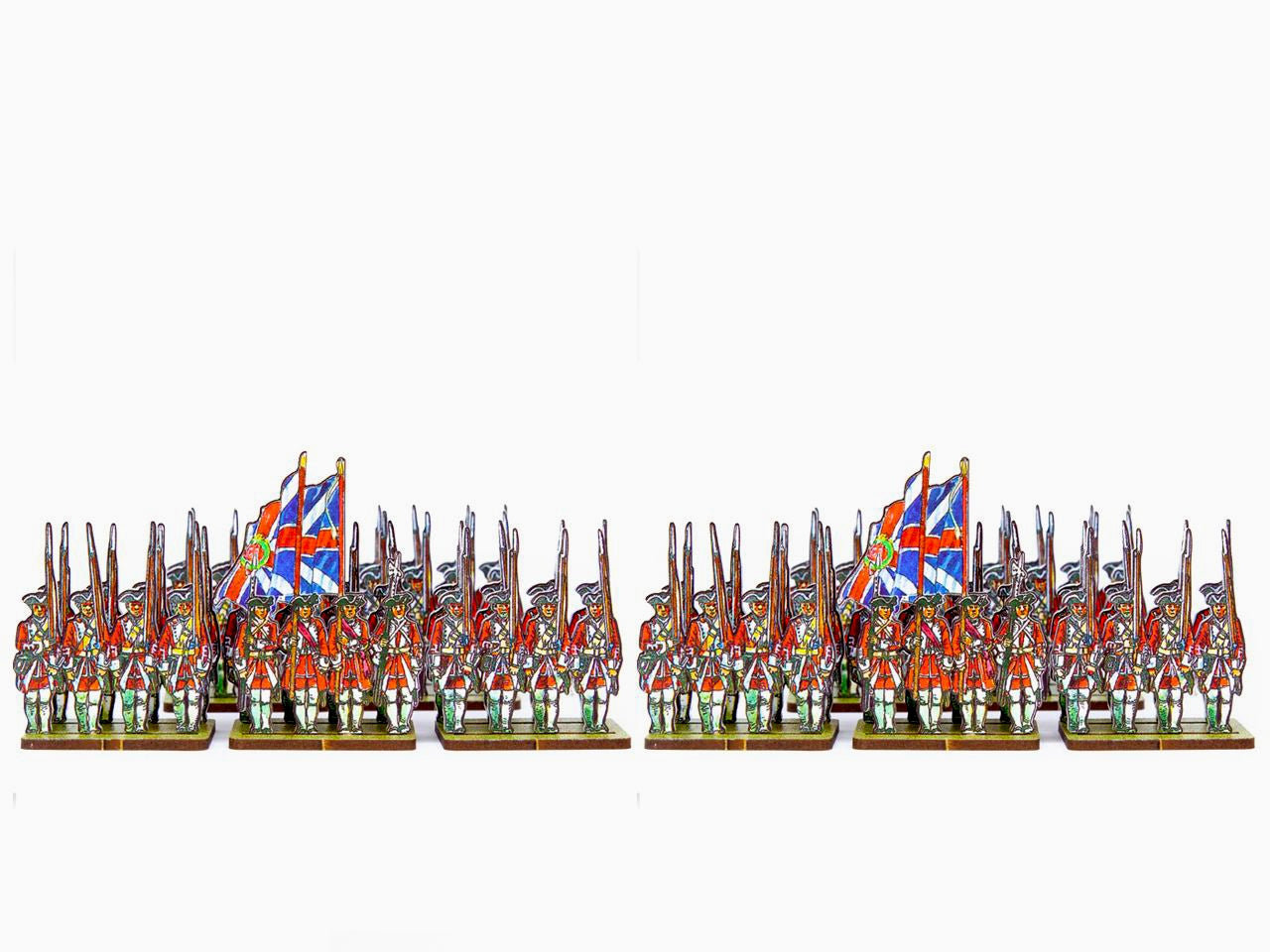 British Army Infantry White Facings