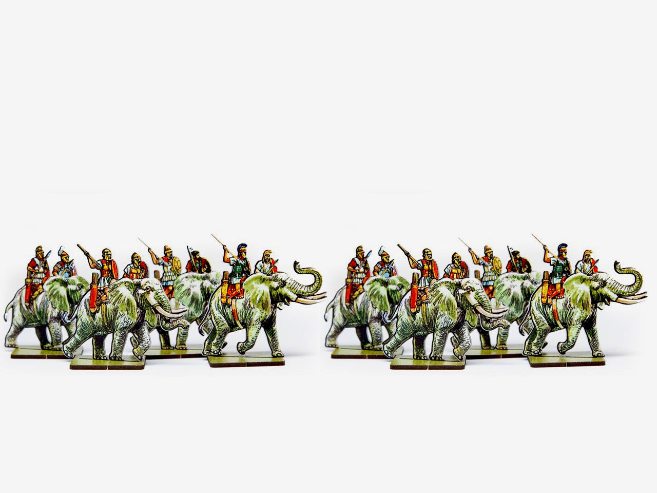 Carthaginian African Elephants (from the side)