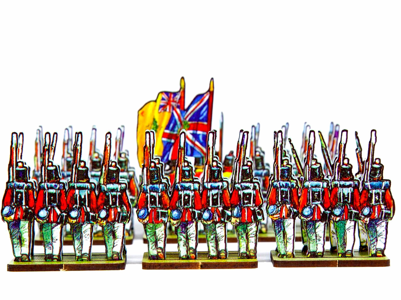 British Infantry Centre Companies, yellow facing