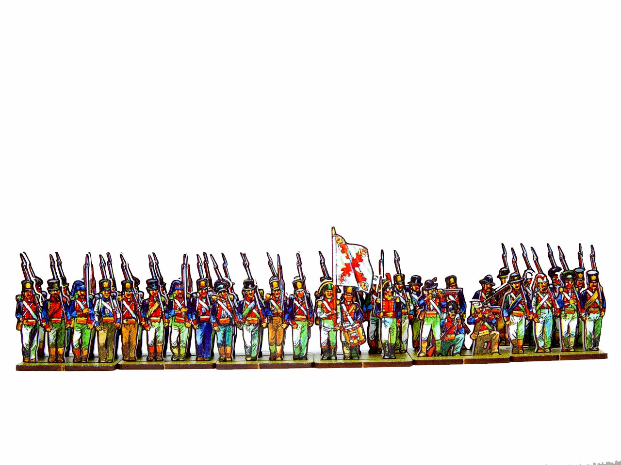 Spanish Infantry - blue coats