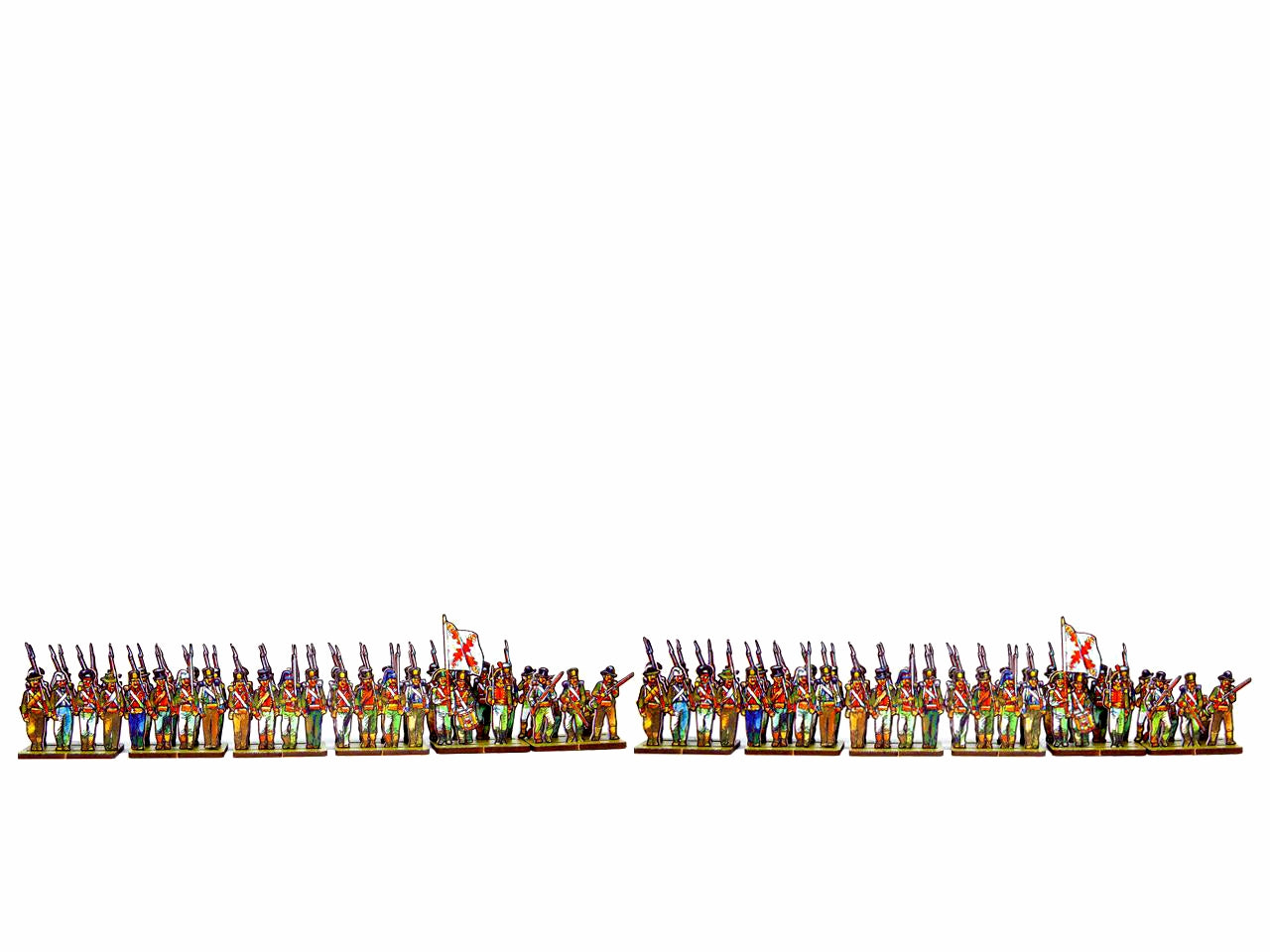 Spanish Line Infantry - brown coats