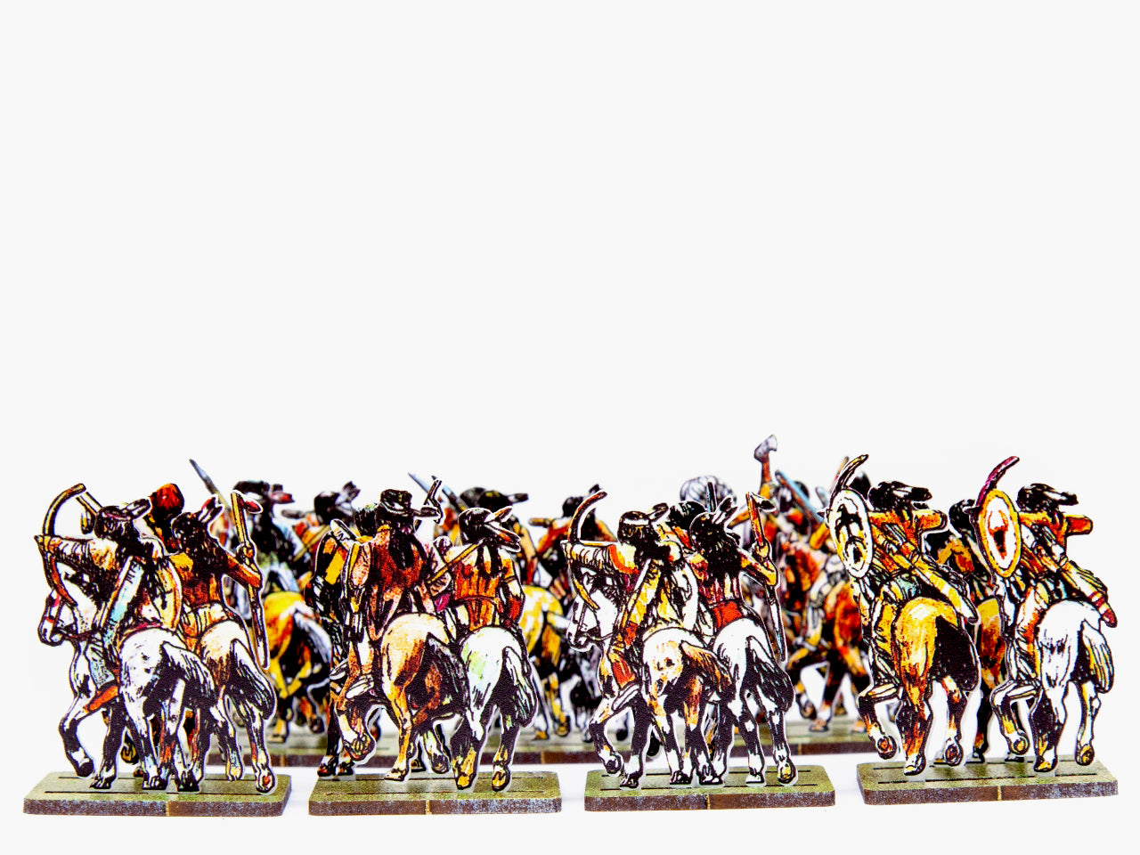 Mounted Comanche Warriors