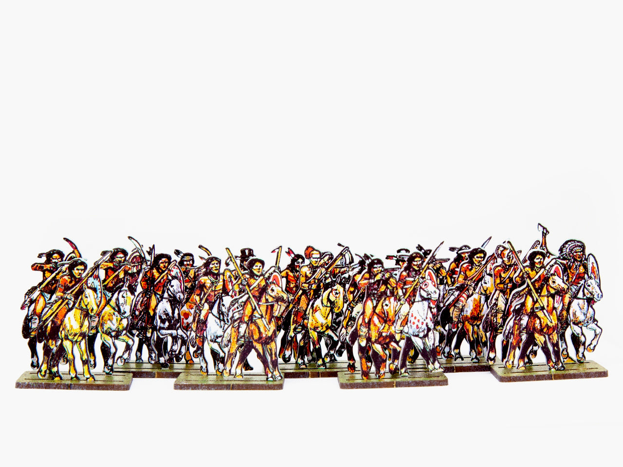 Mounted Comanche Warriors