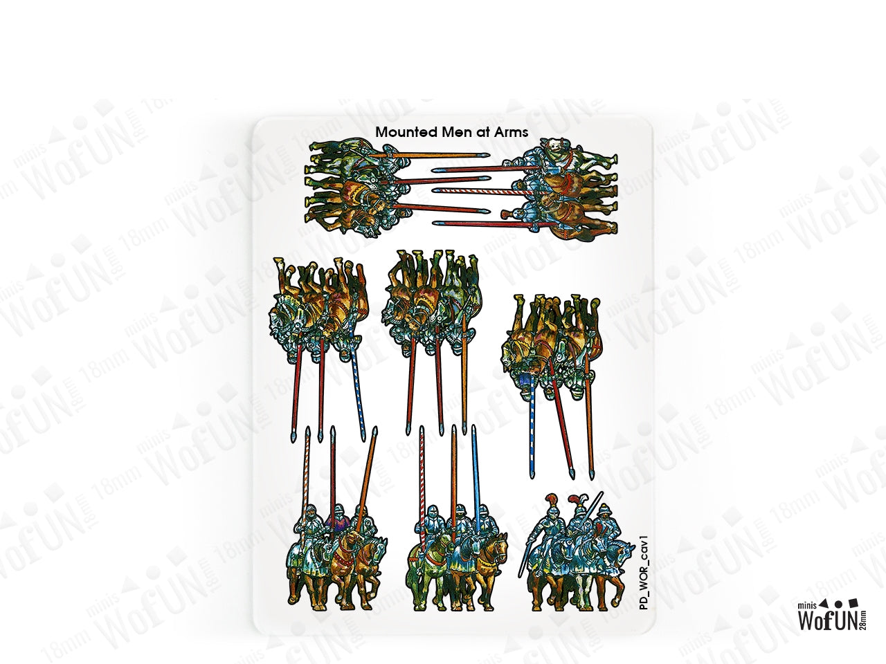 Mounted Men At Arms