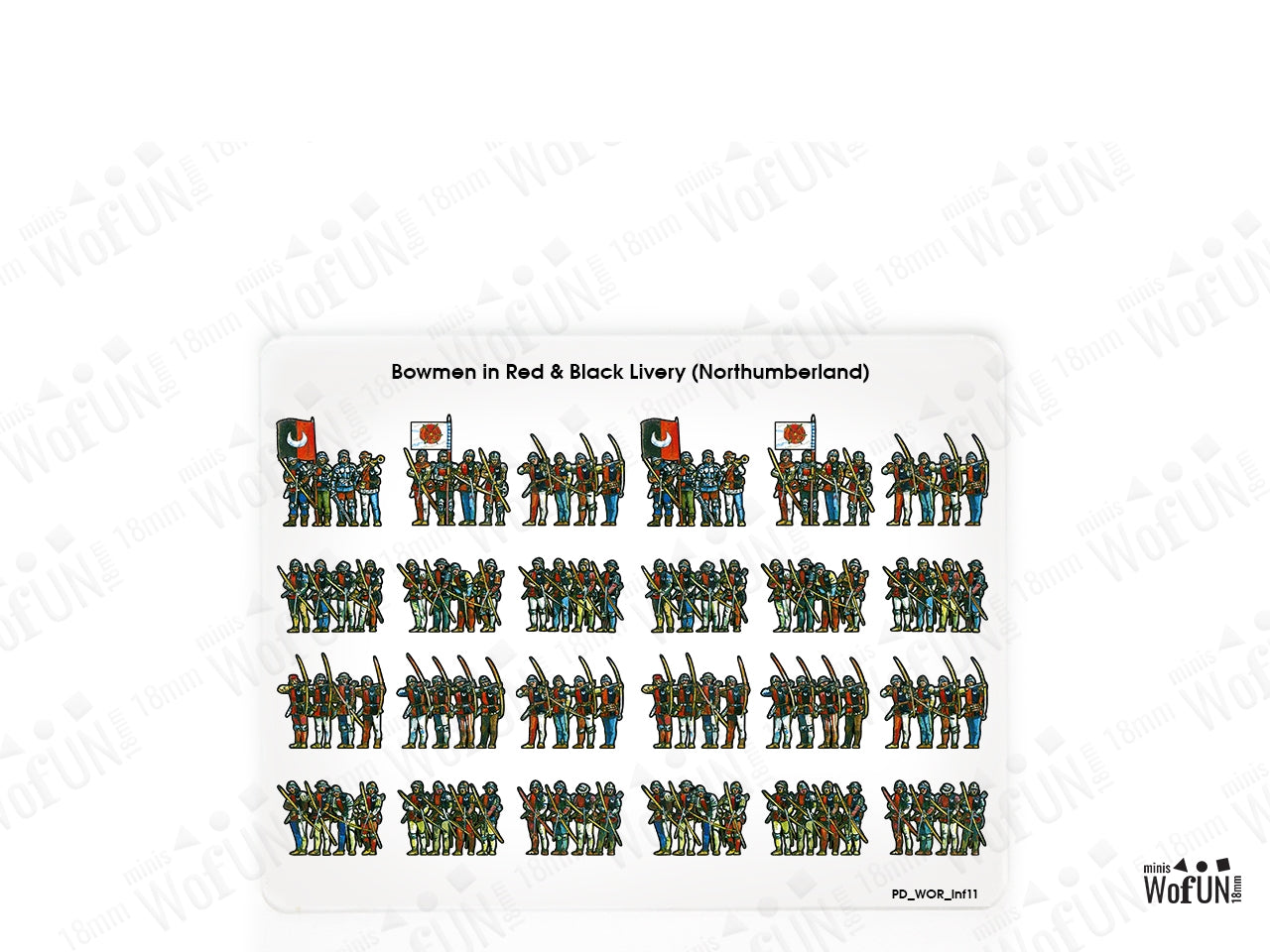 Bowmen in Red & Black Livery (Northumberland)