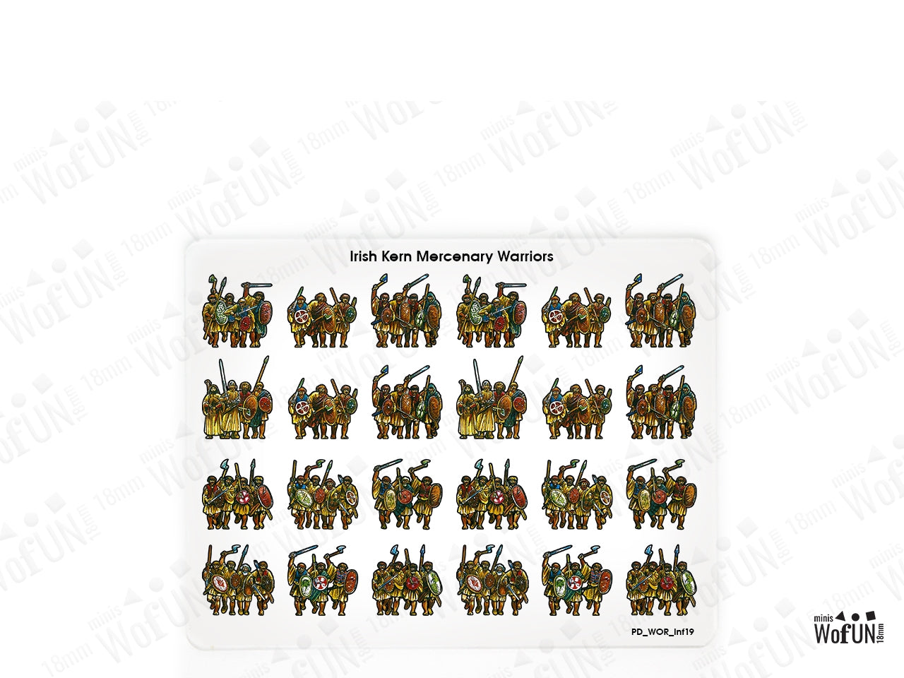 Irish Kern Mercenary Warriors