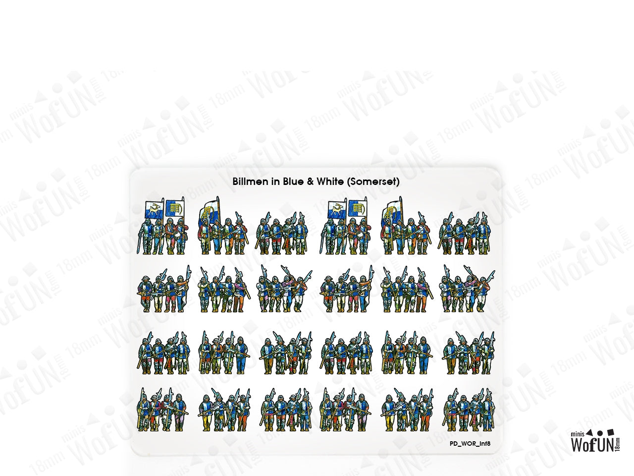 Billmen in Blue & White Livery (Somerset)