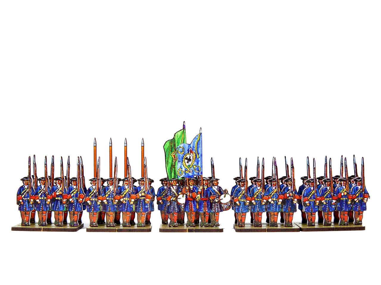 Dutch/Prussian Infantry (blue uniforms)