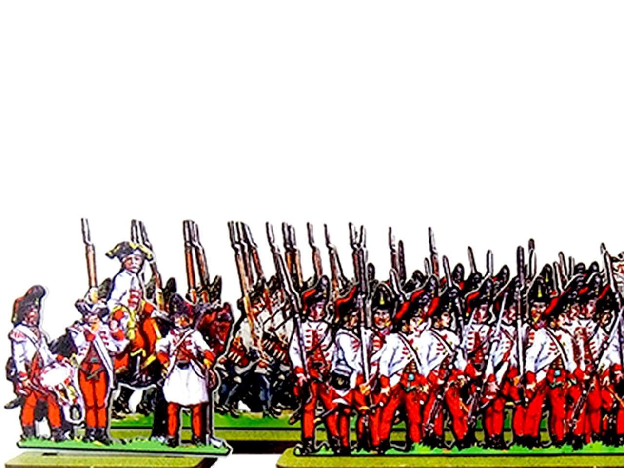 Austrian Grendiers standing, Austrian Grendiers Advancing