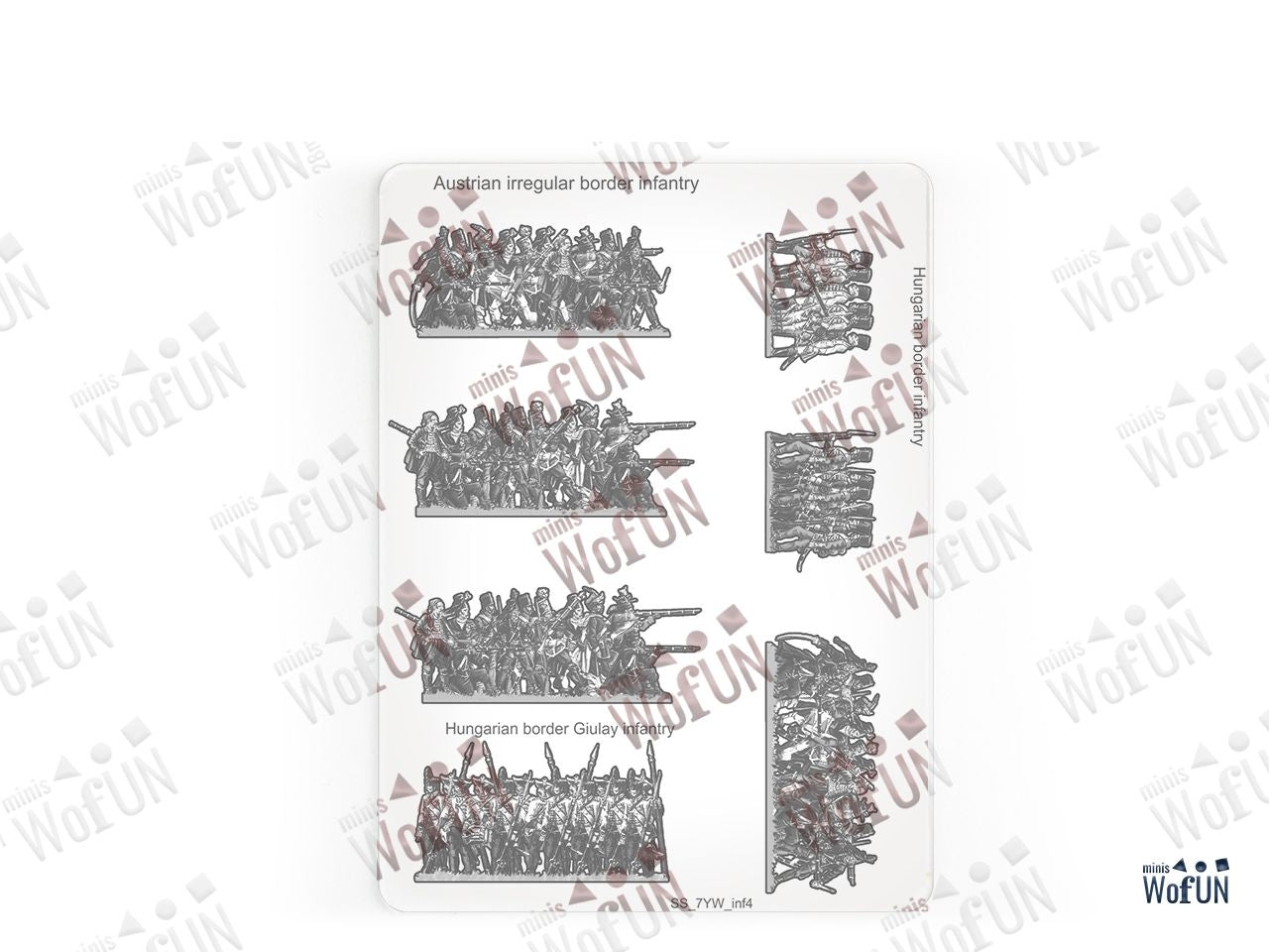 Austrian Irregular Border Infantry, Hungarian Border Infantry, Hungarian Border Giulay Infantry