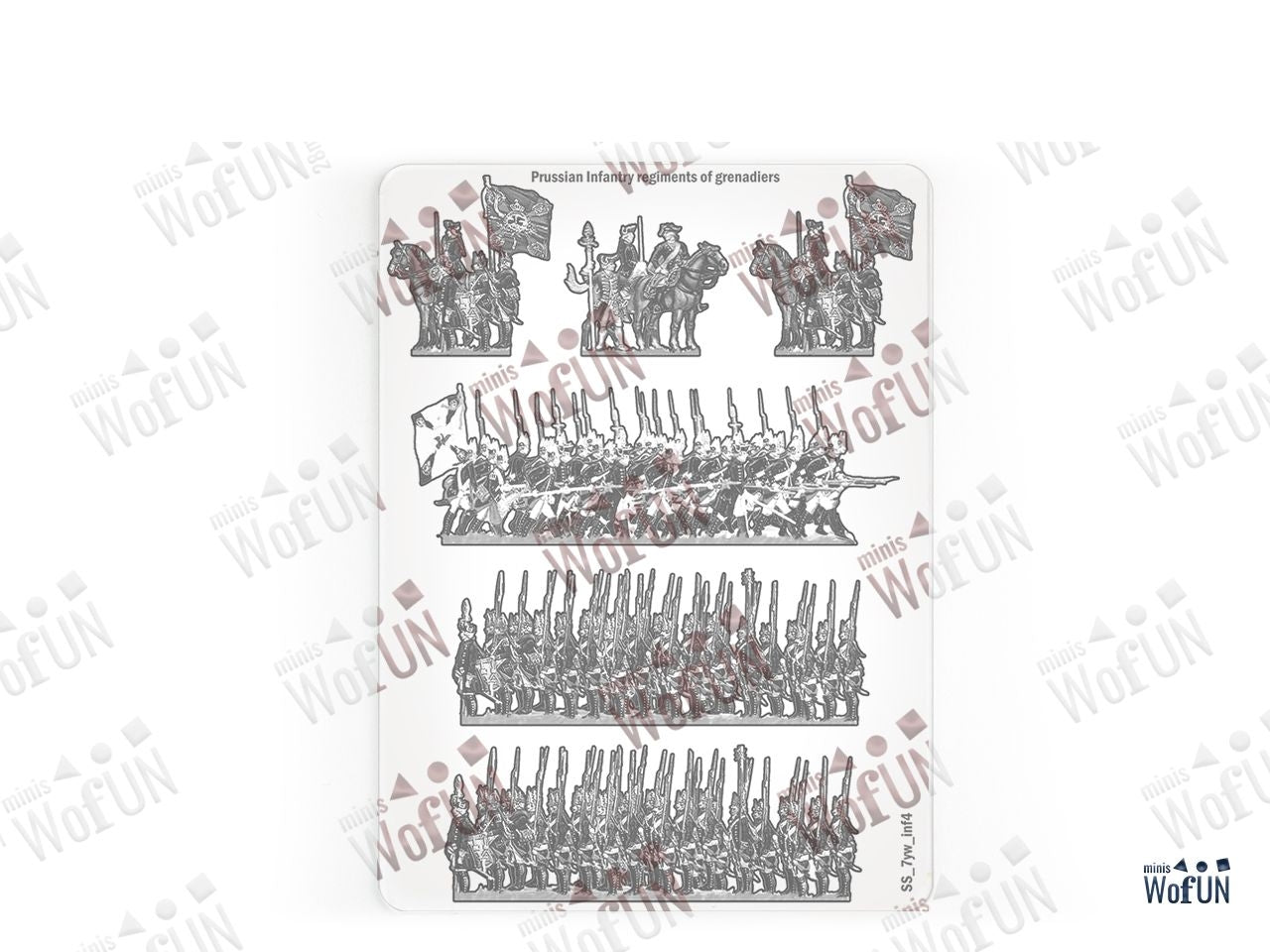 Prussian Infantry Regiments of Grenadiers