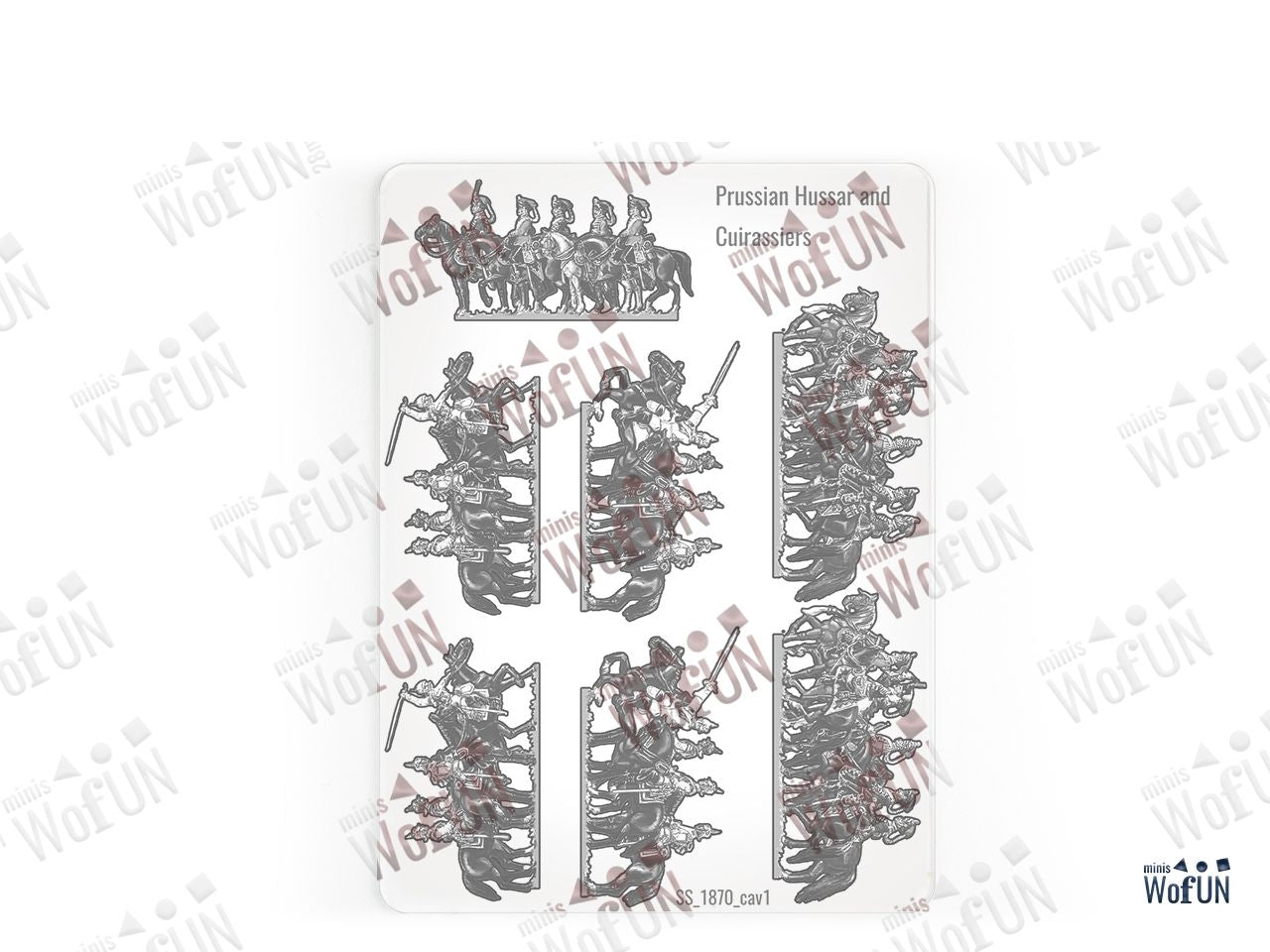 Prussian Hussars and Cuirassiers