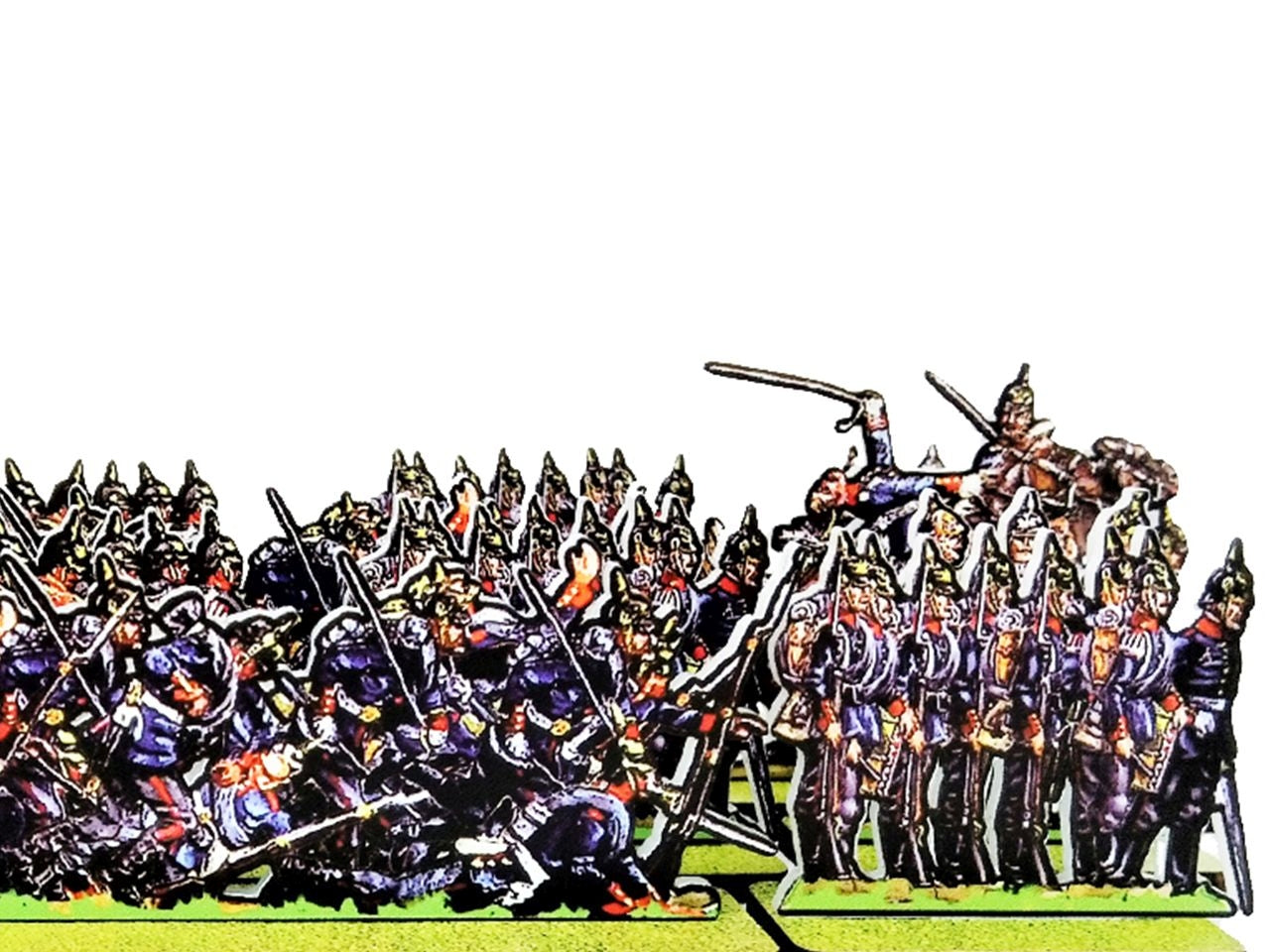 Prussian Infantry and Musical Band
