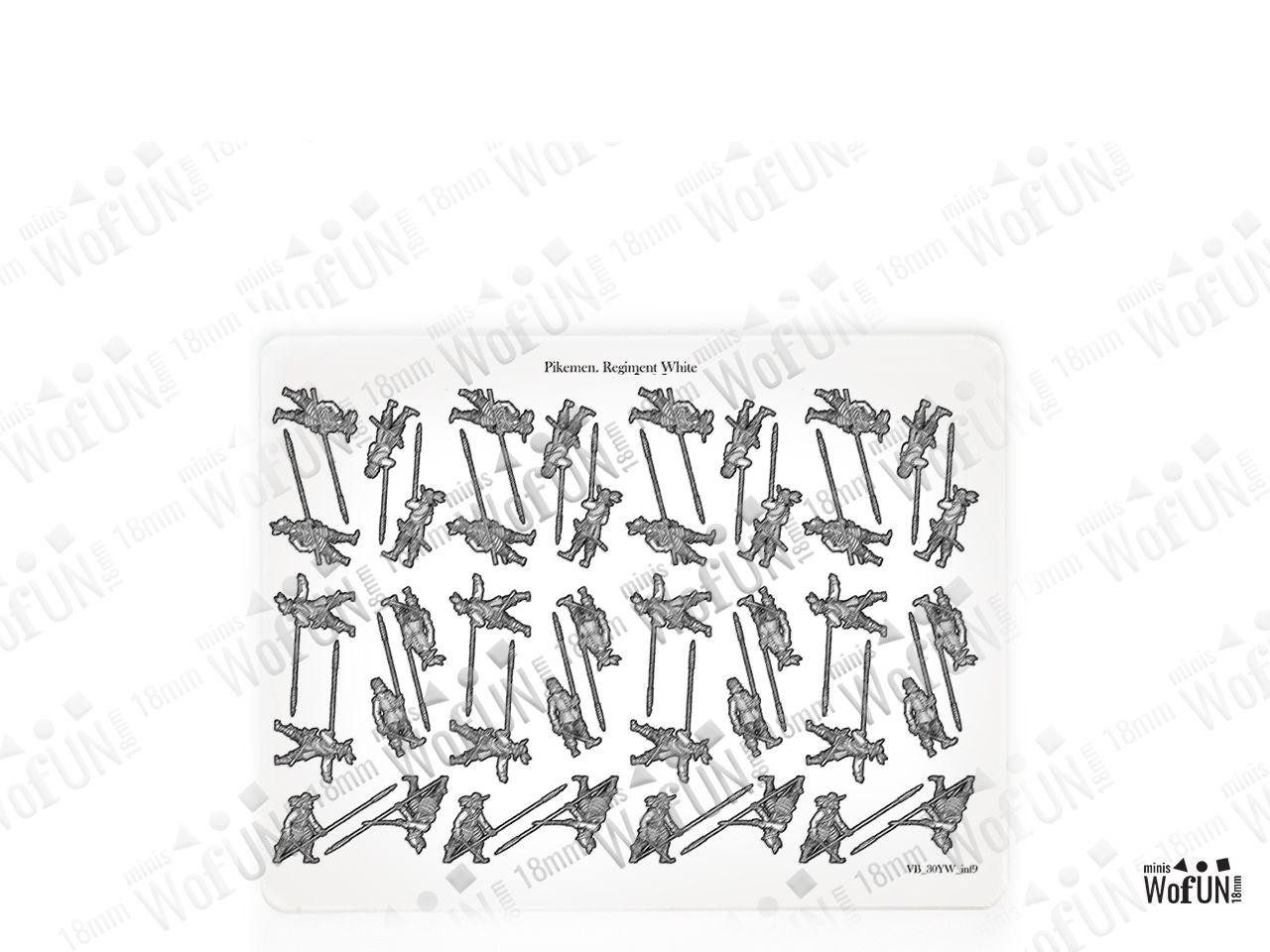 Pikemen. Regiment White