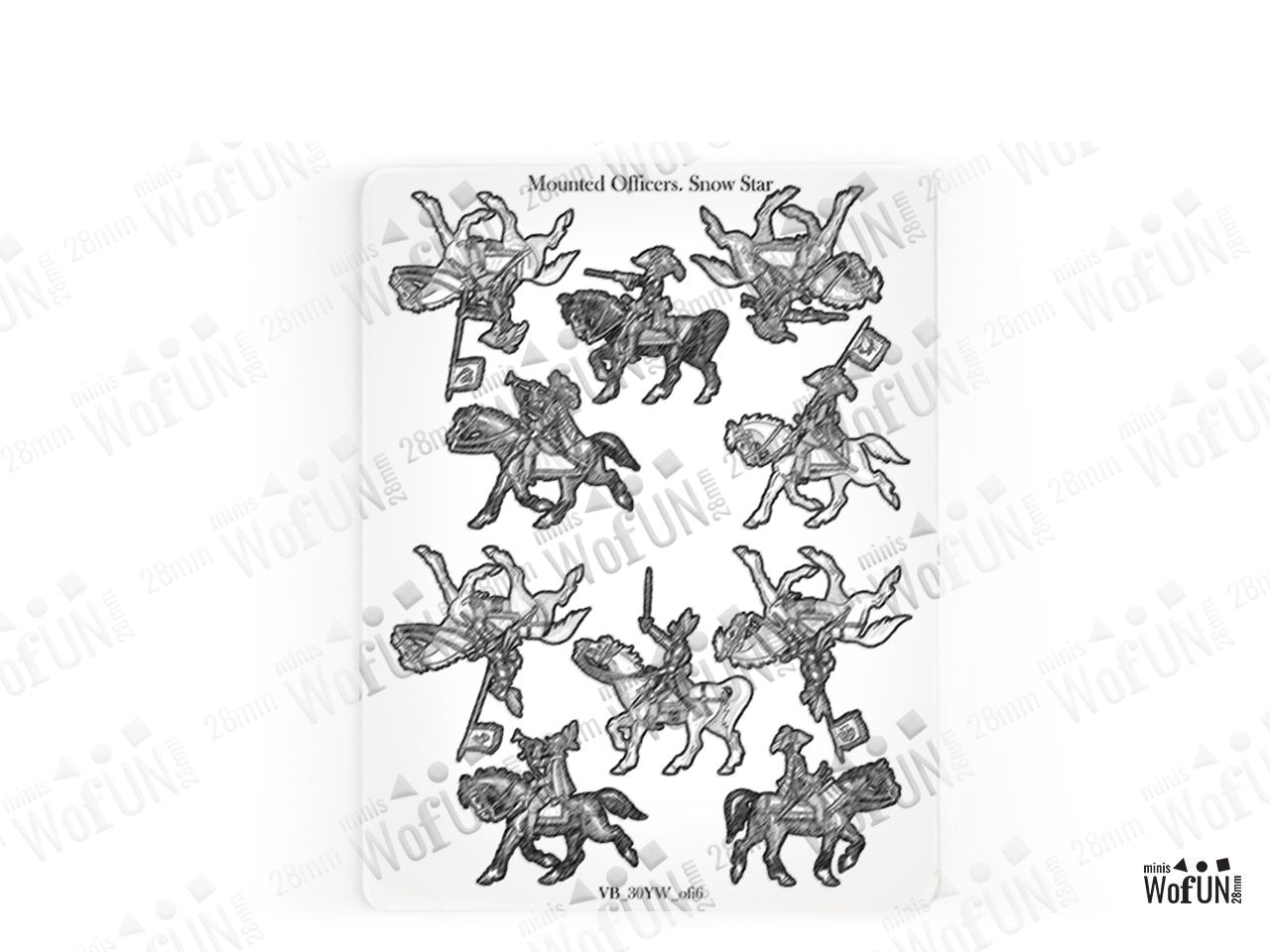 Mounted Officers. Snow Star