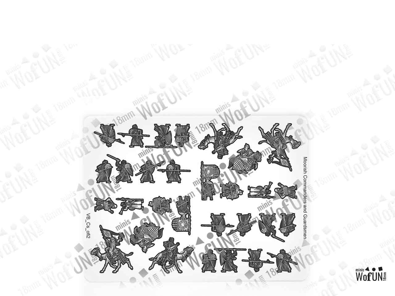 Moorish Commanders and Guardsmen