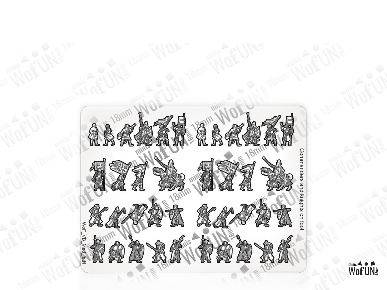 Commanders and Knights on Foot