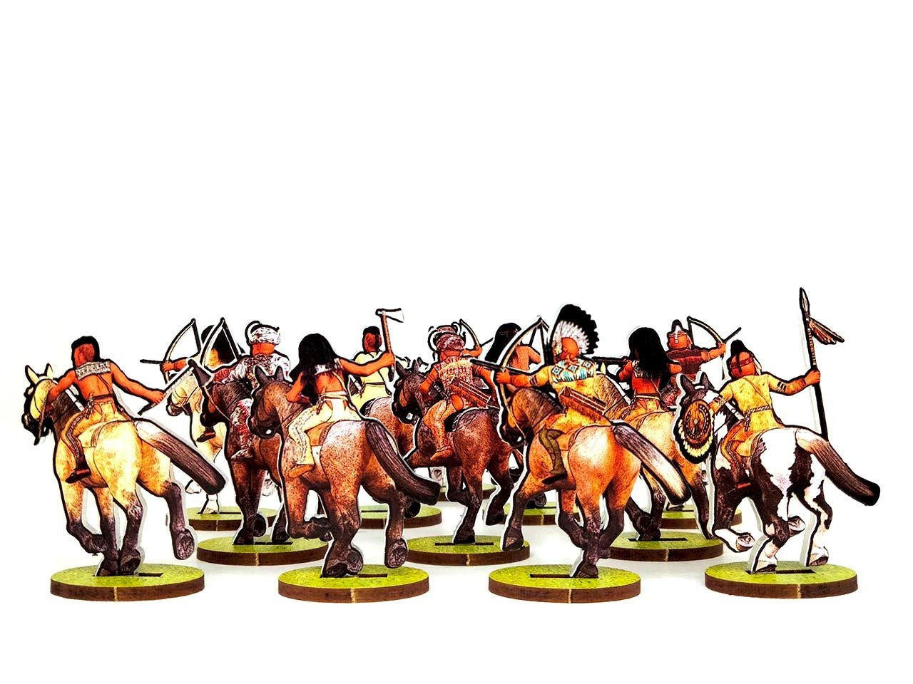 Native Americans Mounted 3