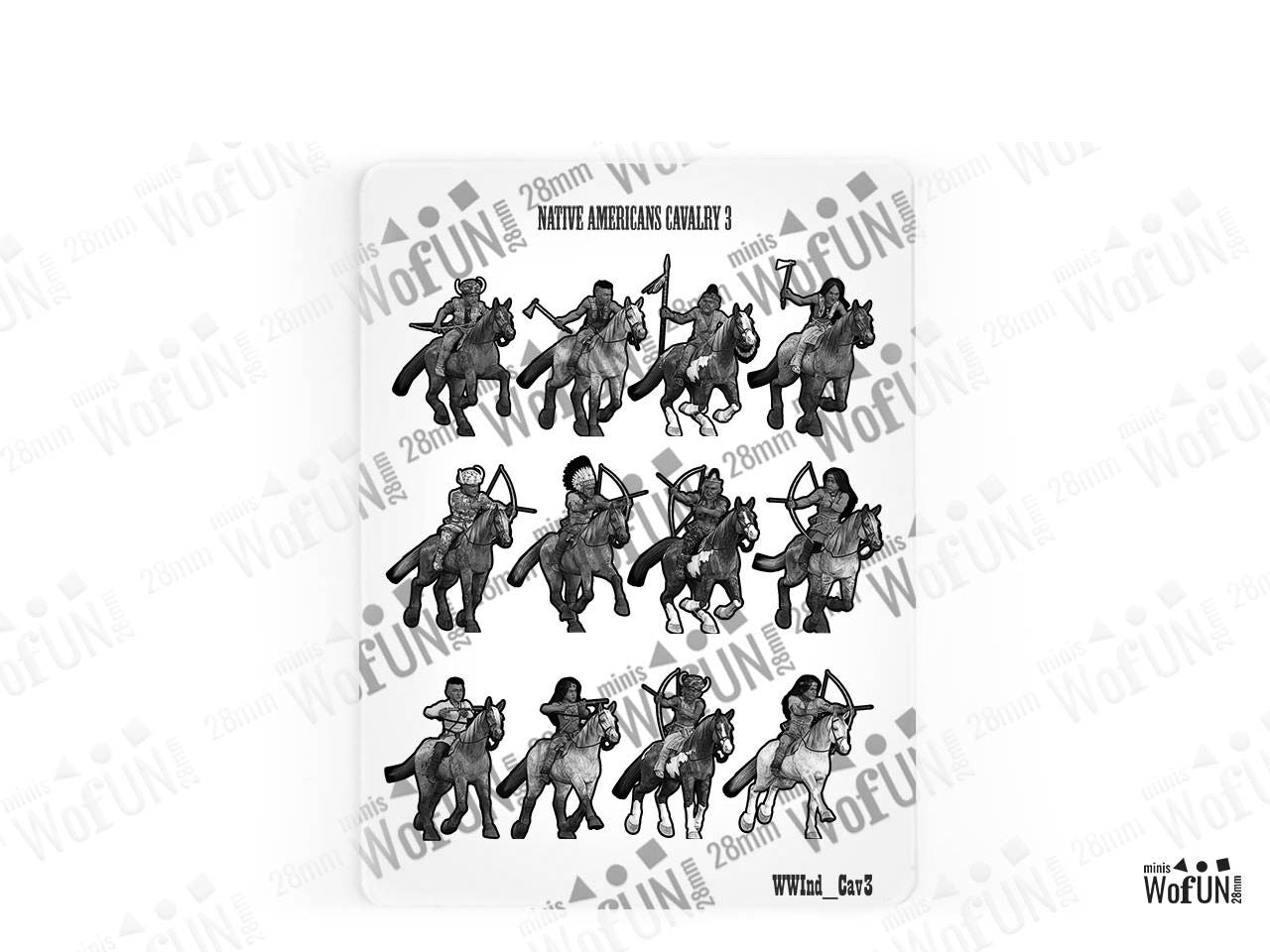Native Americans Mounted 3