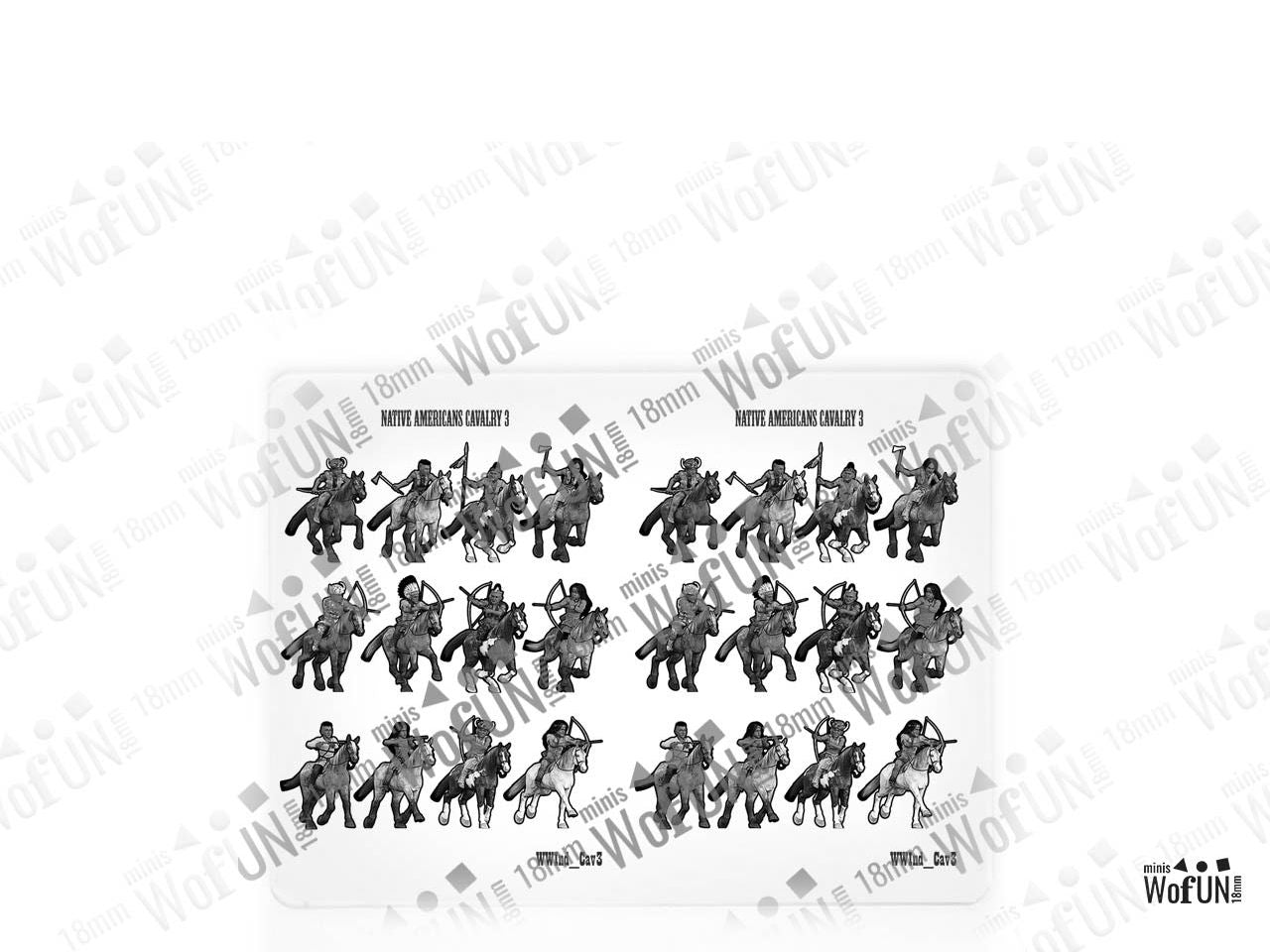 Native Americans Mounted 3