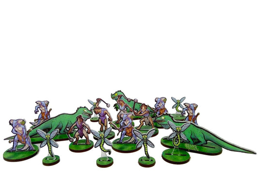 Lizard, Gnol, Serpent Fly and Basilisk (Swamp Creatures)