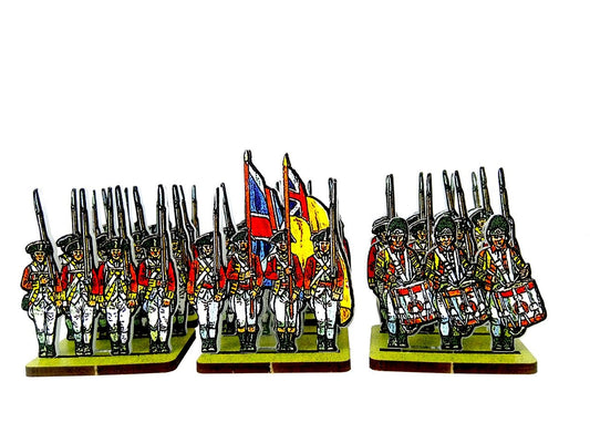 Early British Infanty Yellow Facings