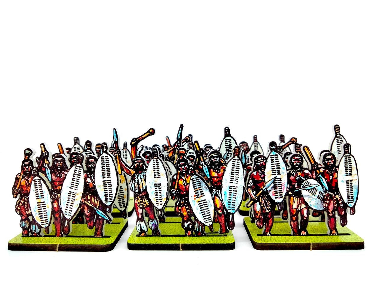 Zulu Warriors White Shields