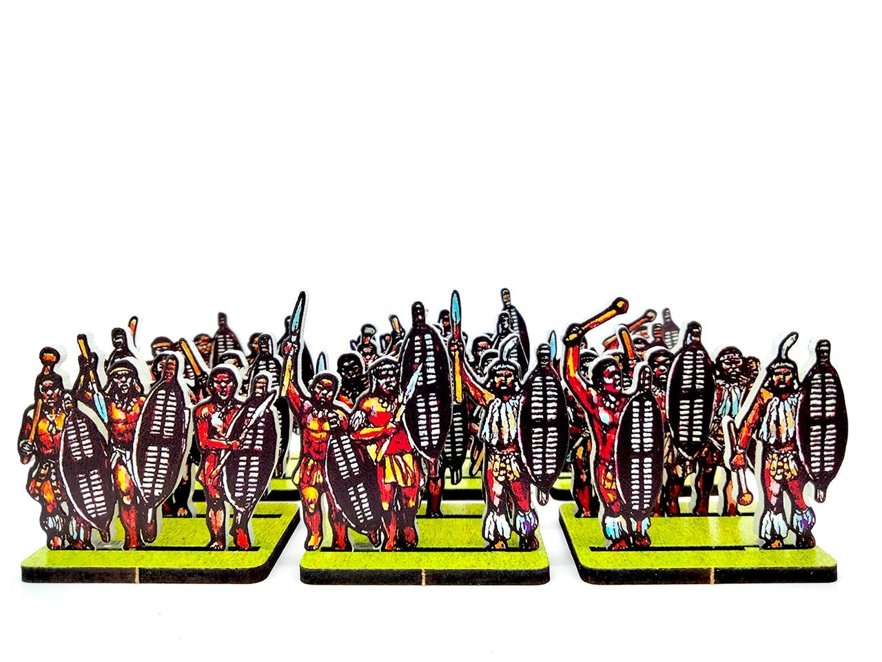 Zulu Warriors Black Shields