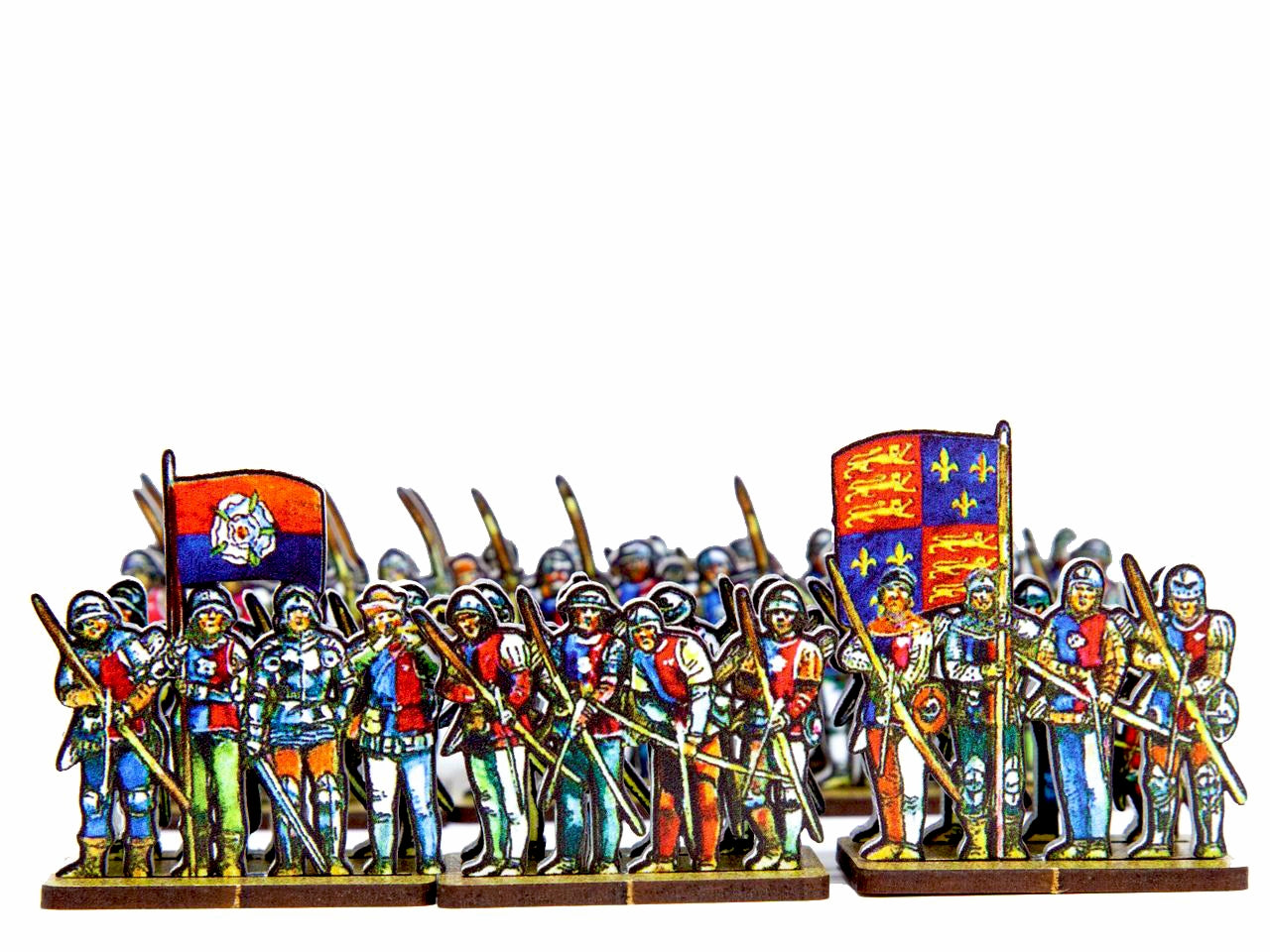Bowmen in Red & Blue Livery (Edward IV, Richard III)