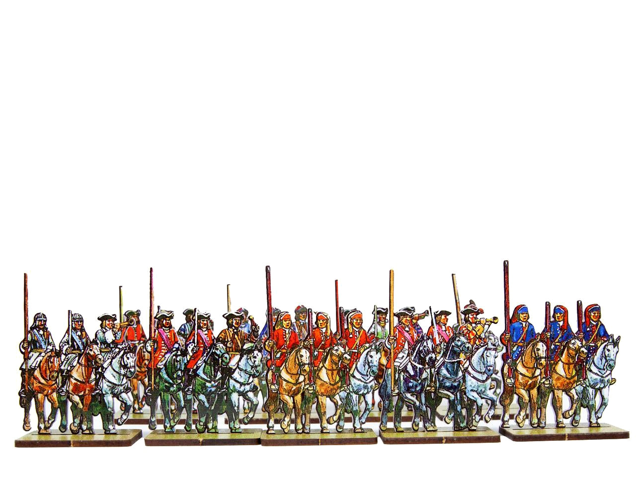 British & French Cavalry Flag Bearers v.1